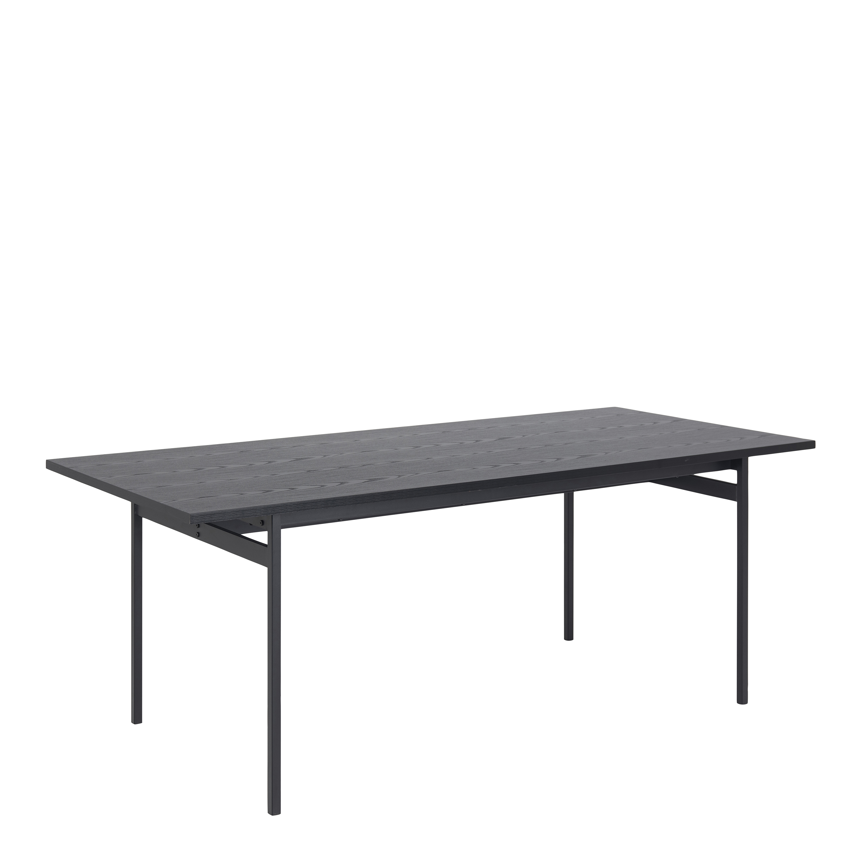 Angus Dining Table in Black - Rosalind Collection