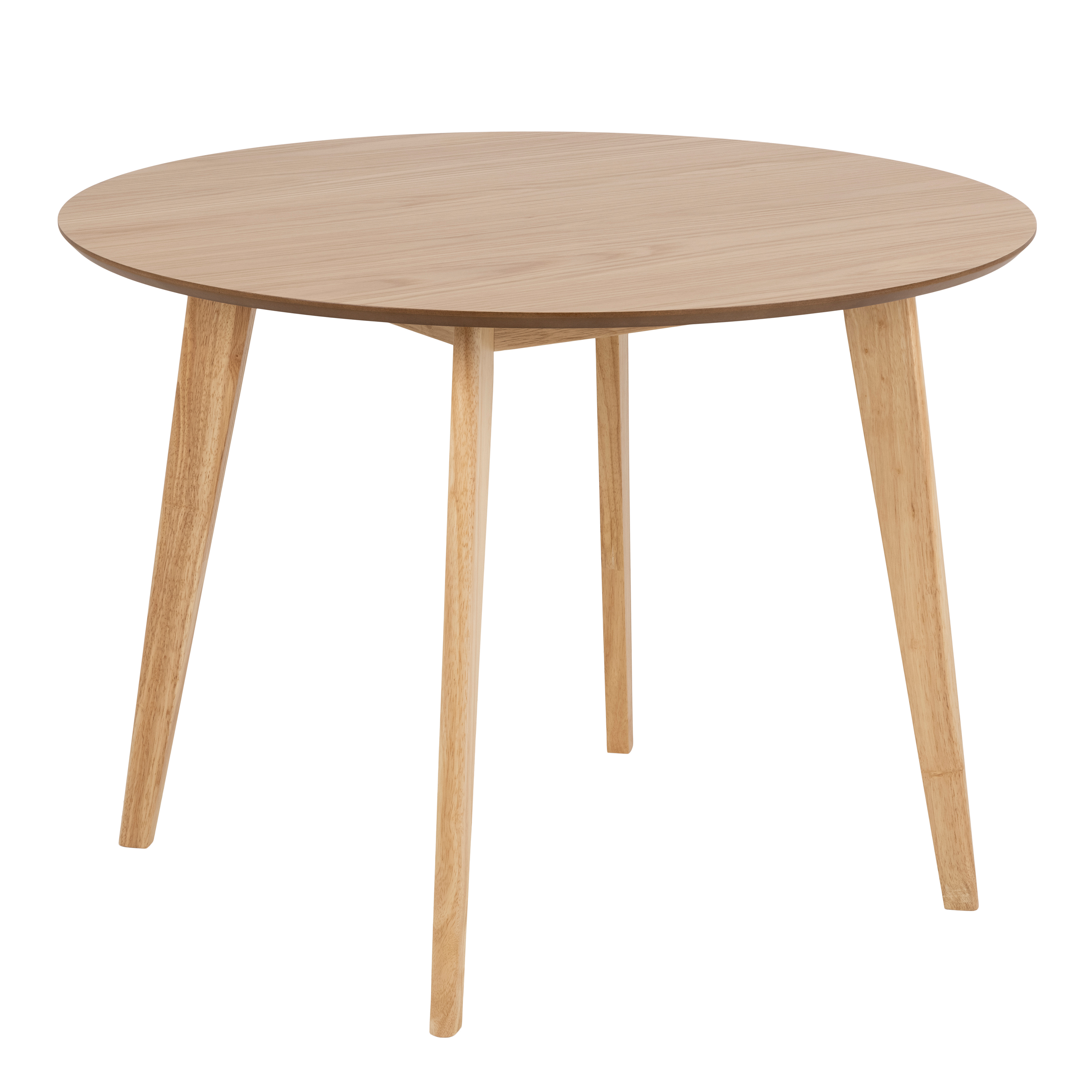 Roxby Round Dining Table in Oak 105x76cm - Rosalind Collection