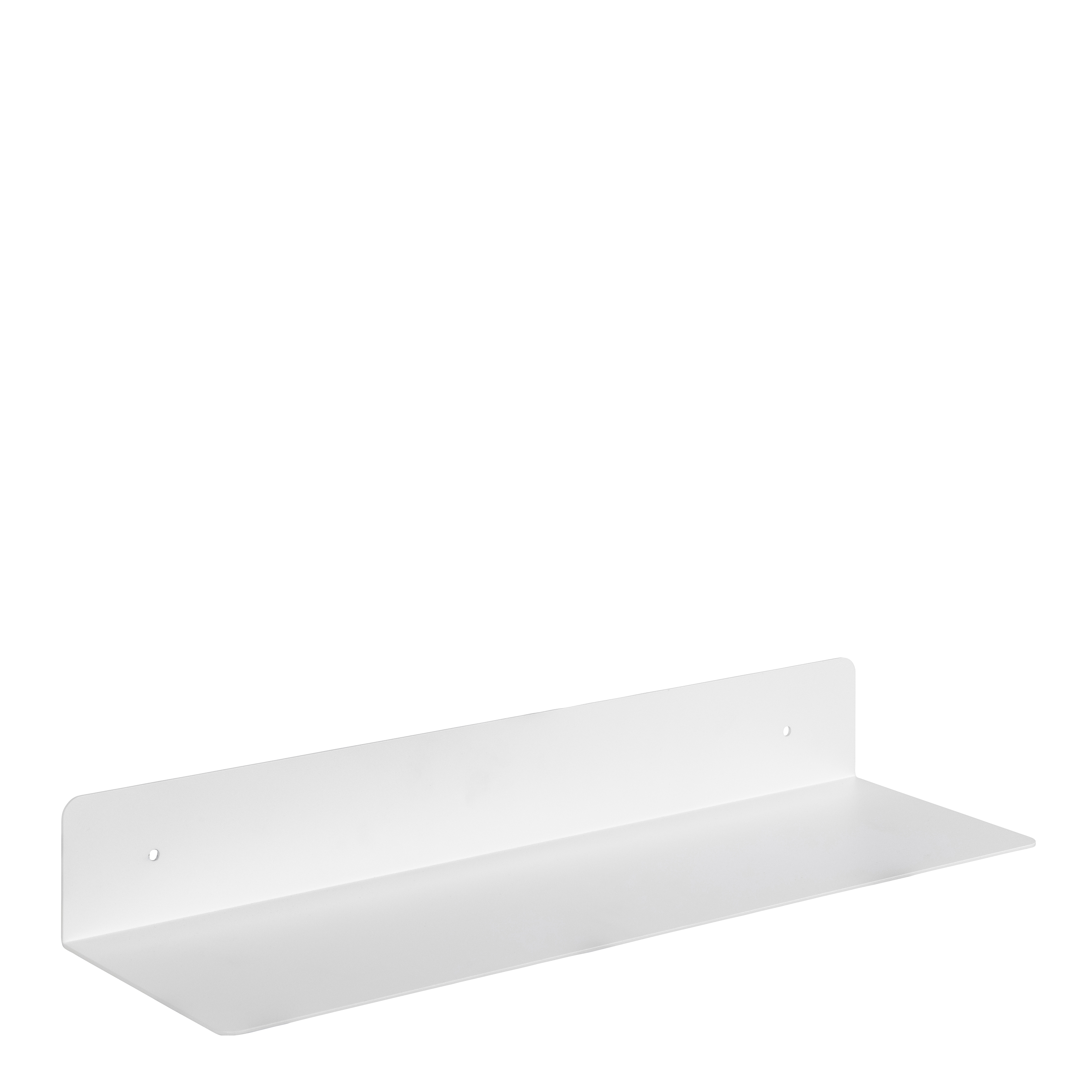 PENLORE Rectangular Wall Shelf 50cm in White - Rosalind Collection