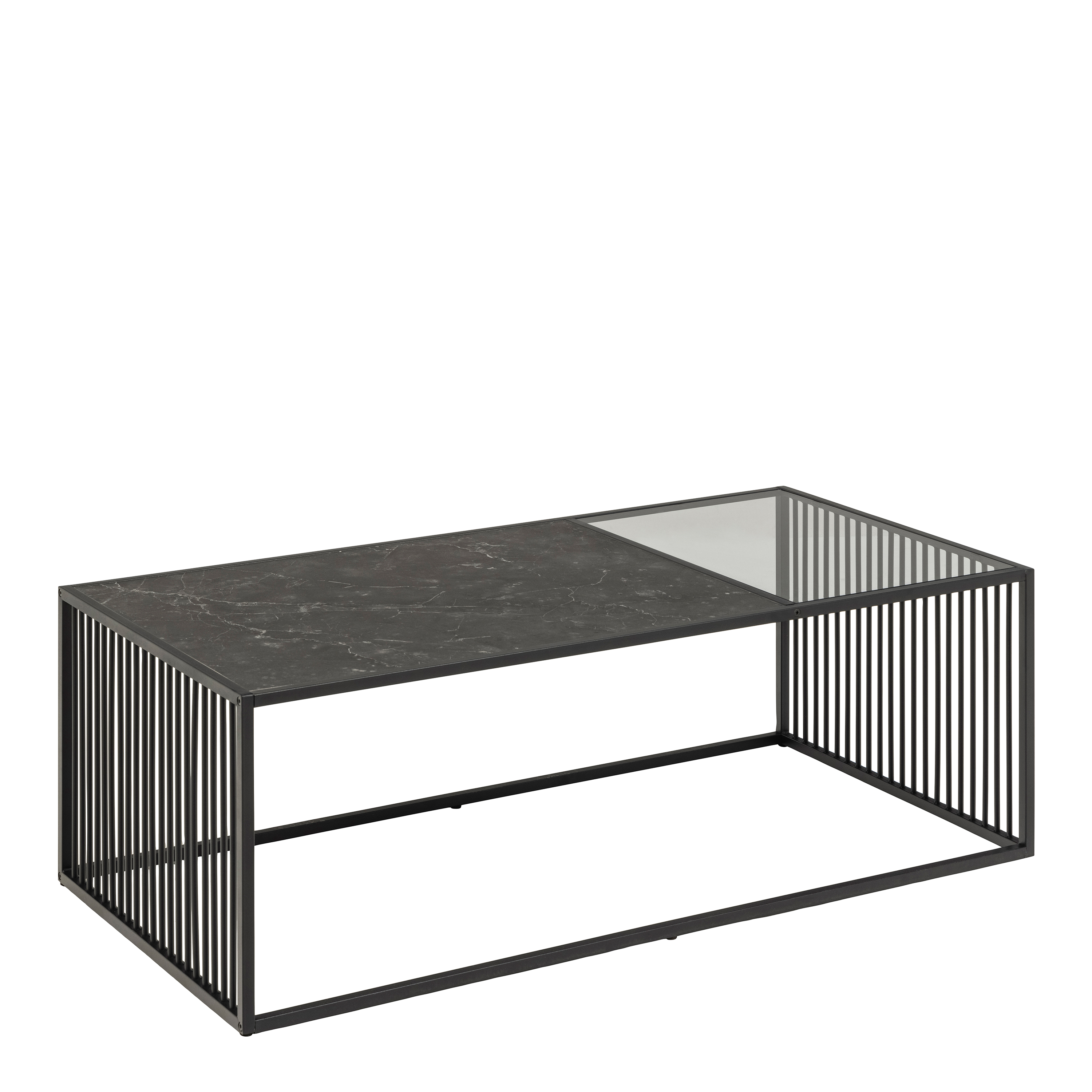 Strington Coffee Table in Black - Rosalind Collection