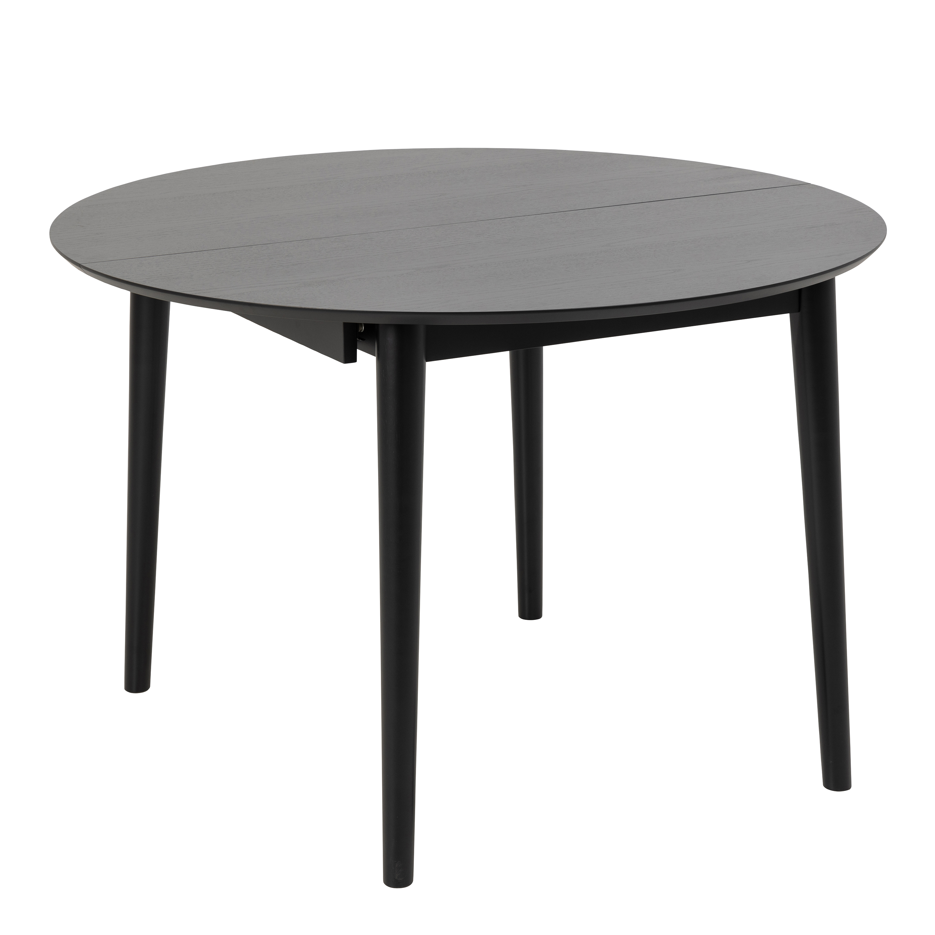 Dining Table - MONTREUX Round Dining Table Black 154cm - Rosalind Collection