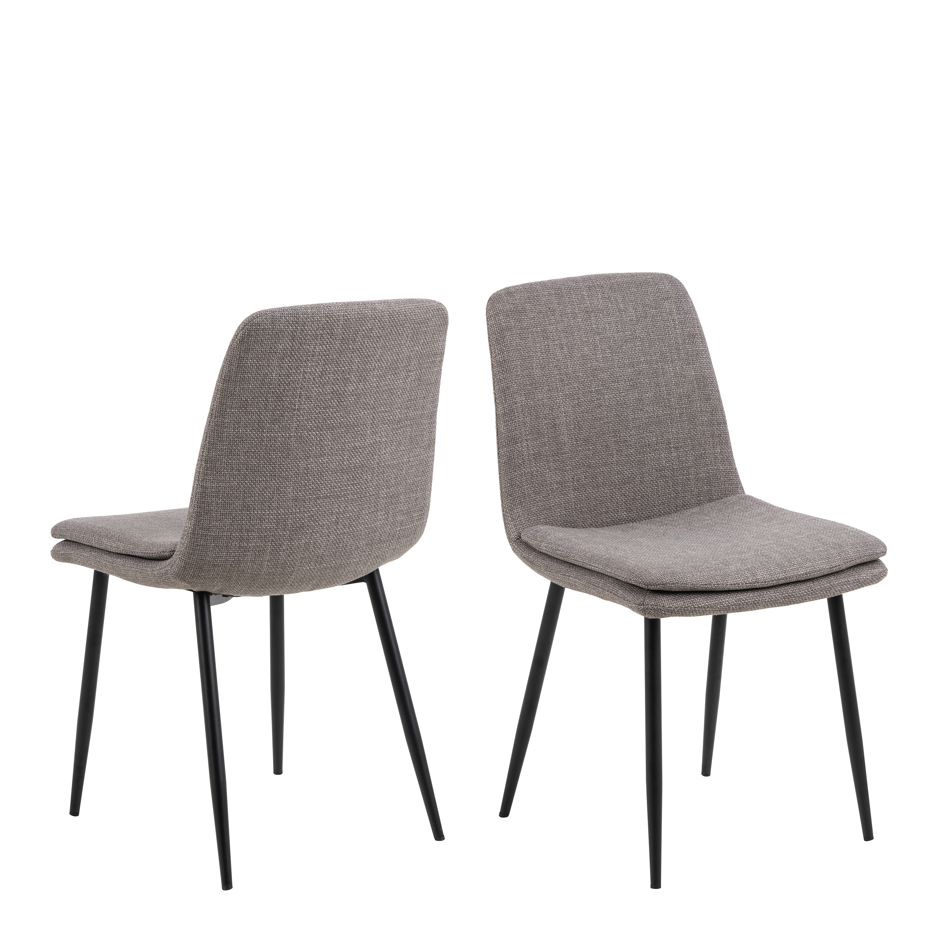 Becca Dining Chair in Light Brown Set of 4 - Rosalind Collection