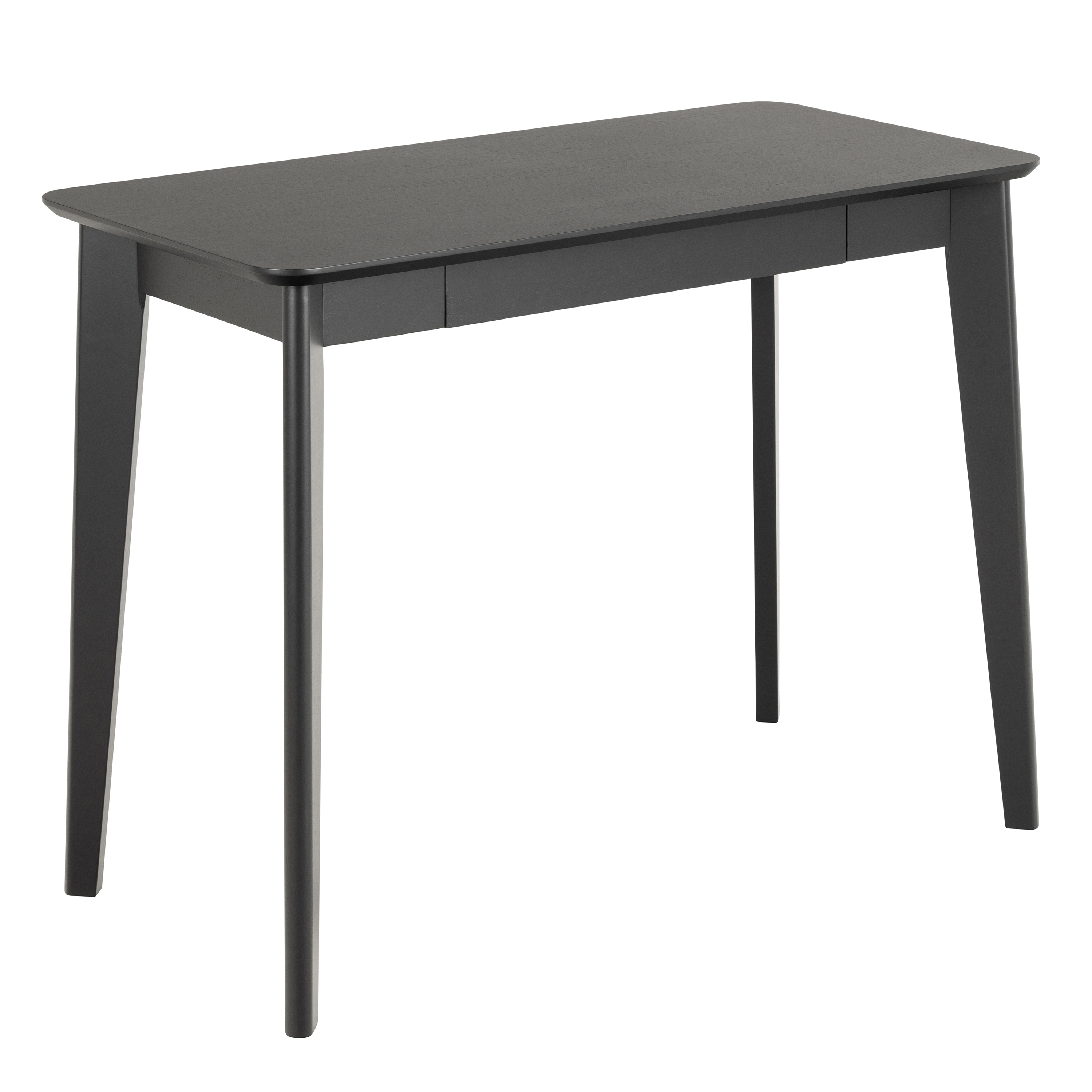 Roxby Office Desk in Black - Rosalind Collection