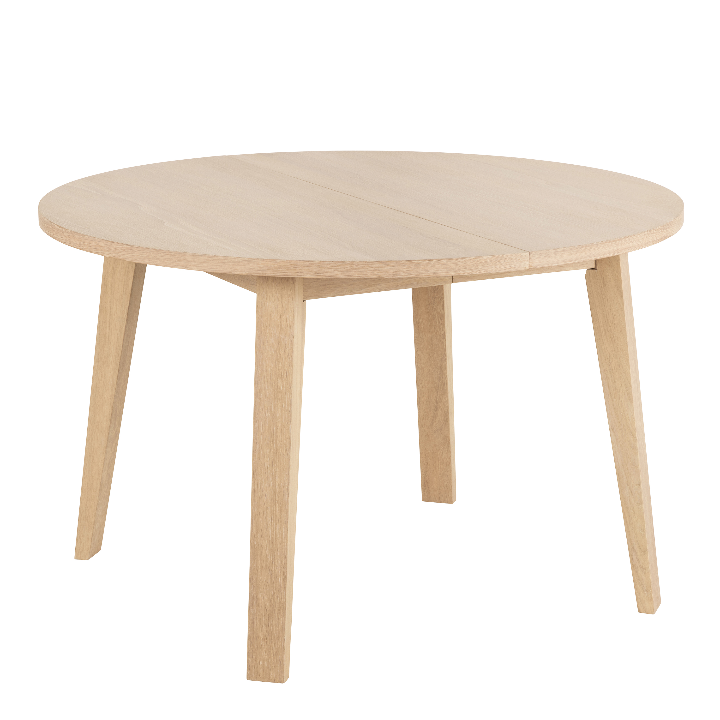 Dining Table - ALINE Round Dining Table White Oak 120cm - Rosalind Collection