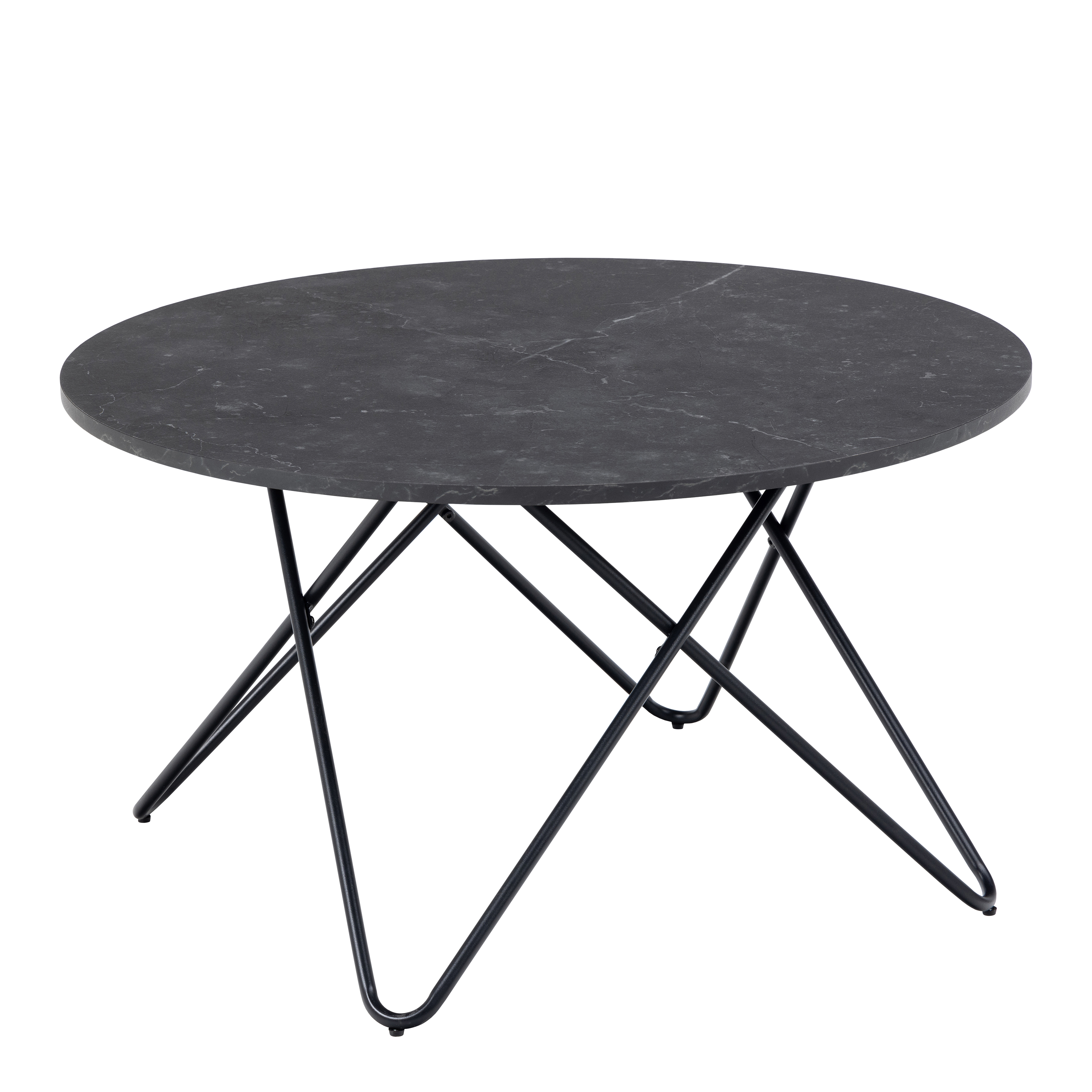 Wyre Coffee Table in Black - Rosalind Collection