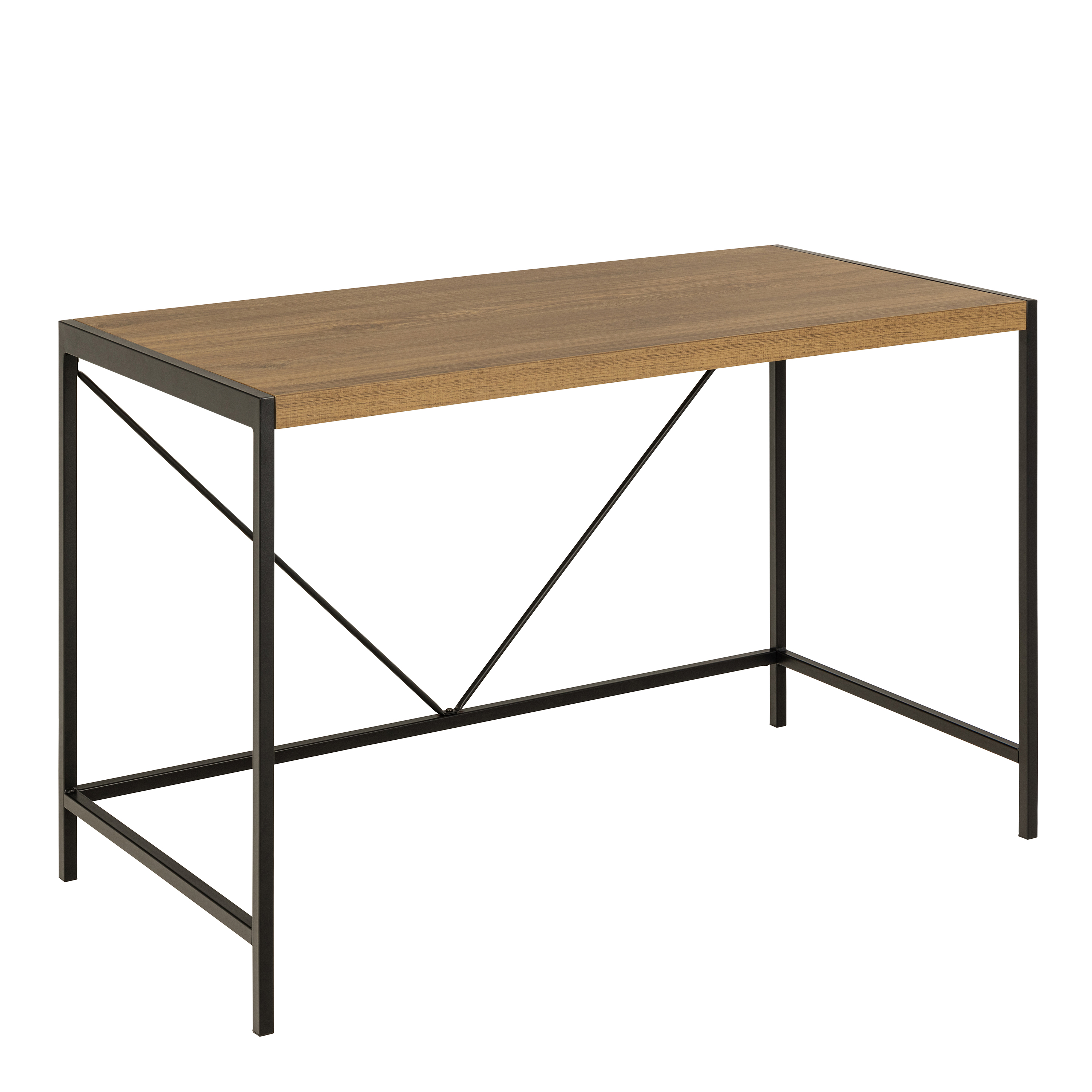 Bahamas Office Desk and Black and Oak - Rosalind Collection