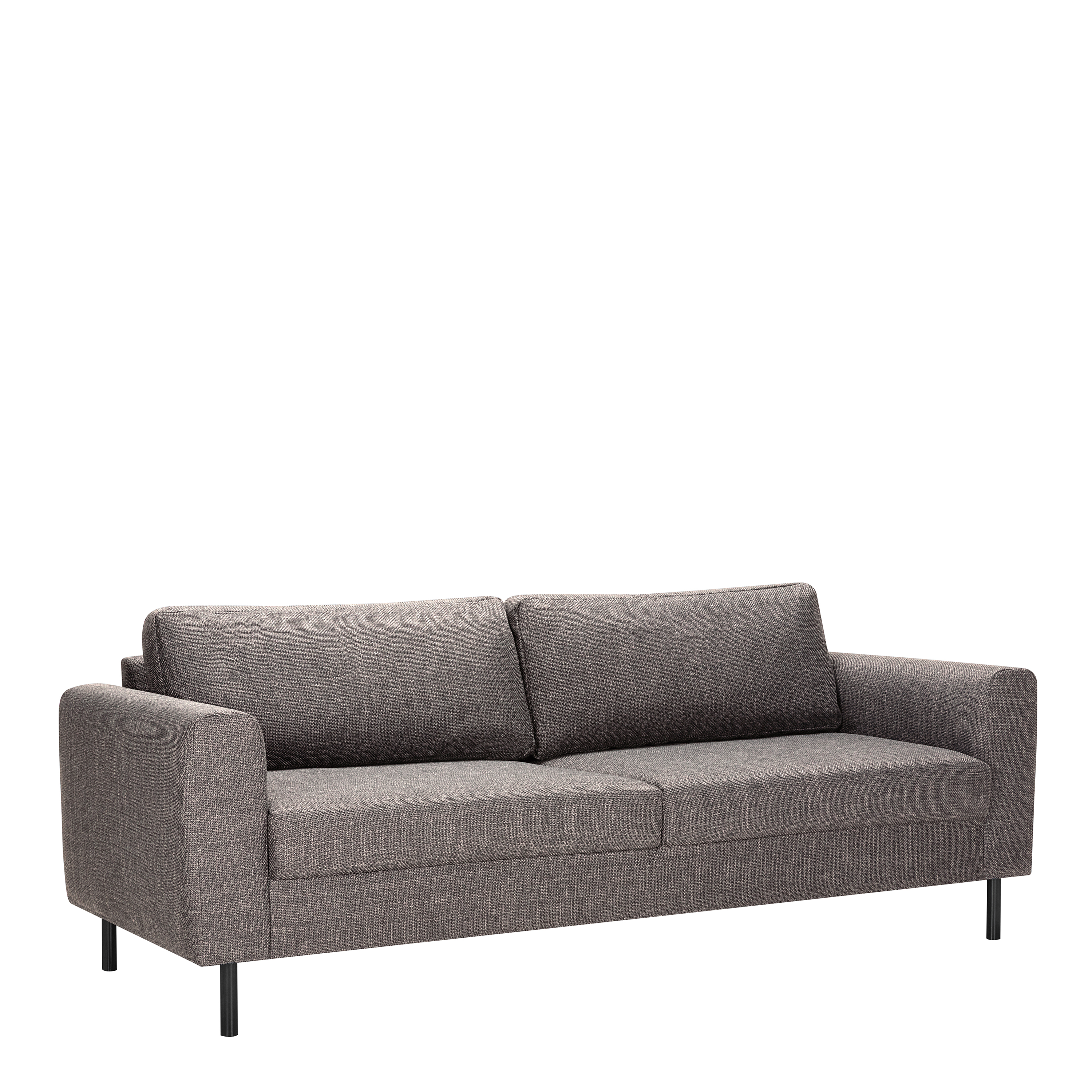 3 Seater Sofa - CALVERA Fabric Sofa - Light Grey - Rosalind Collection