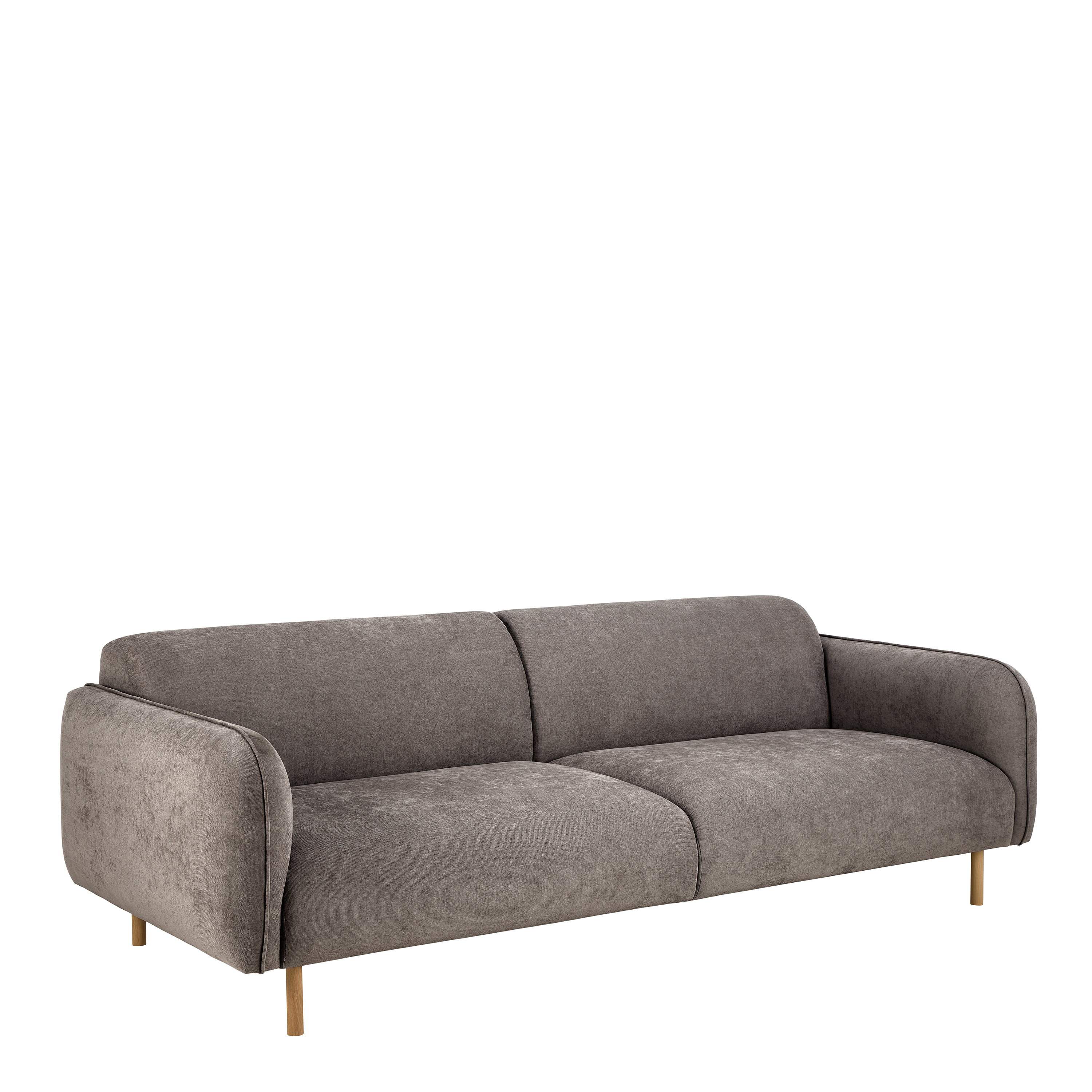 3 Seater Sofa - WESTRYNE Fabric Sofa - Brown - Rosalind Collection