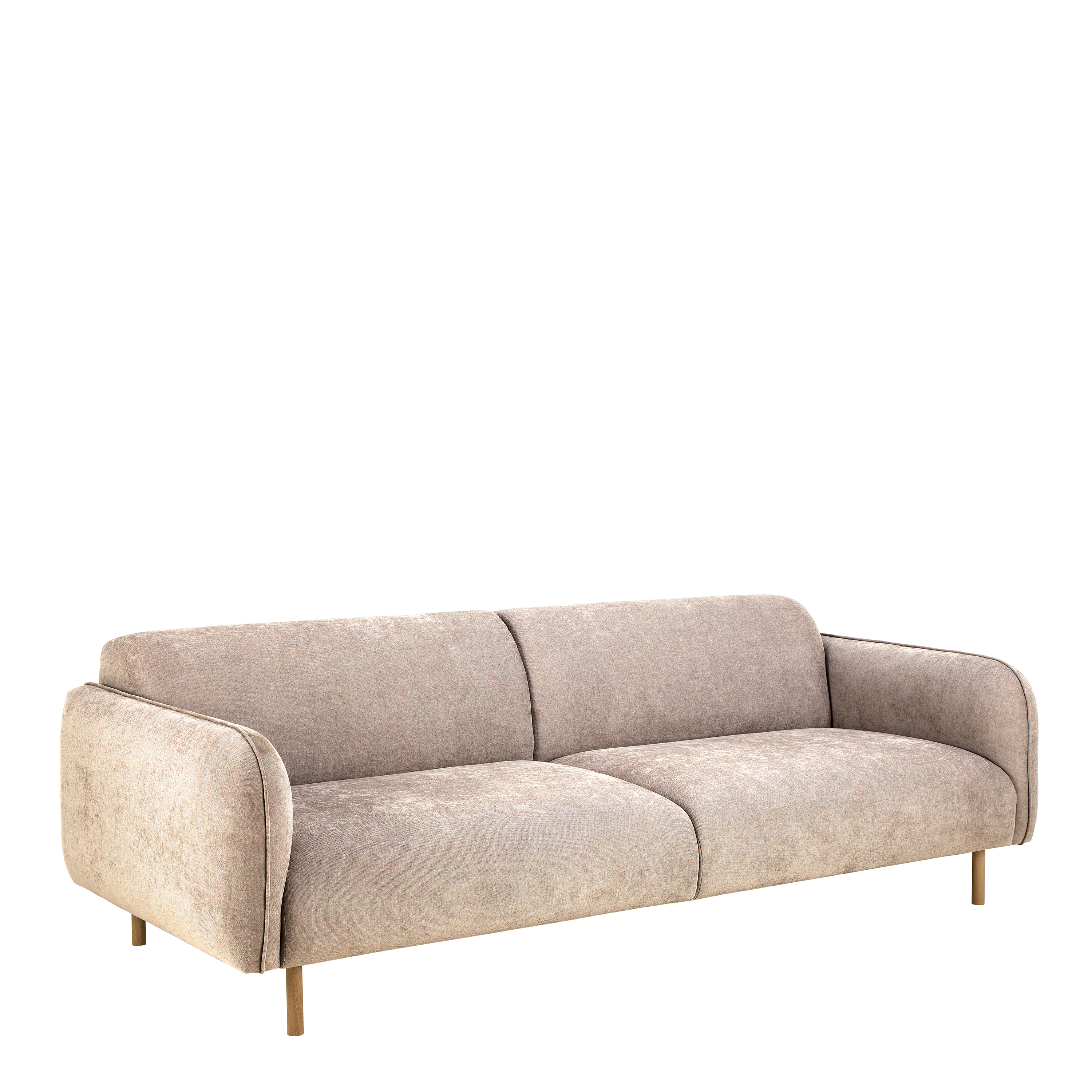 3 Seater Sofa - WESTRYNE Fabric Sofa - Beige - Rosalind Collection