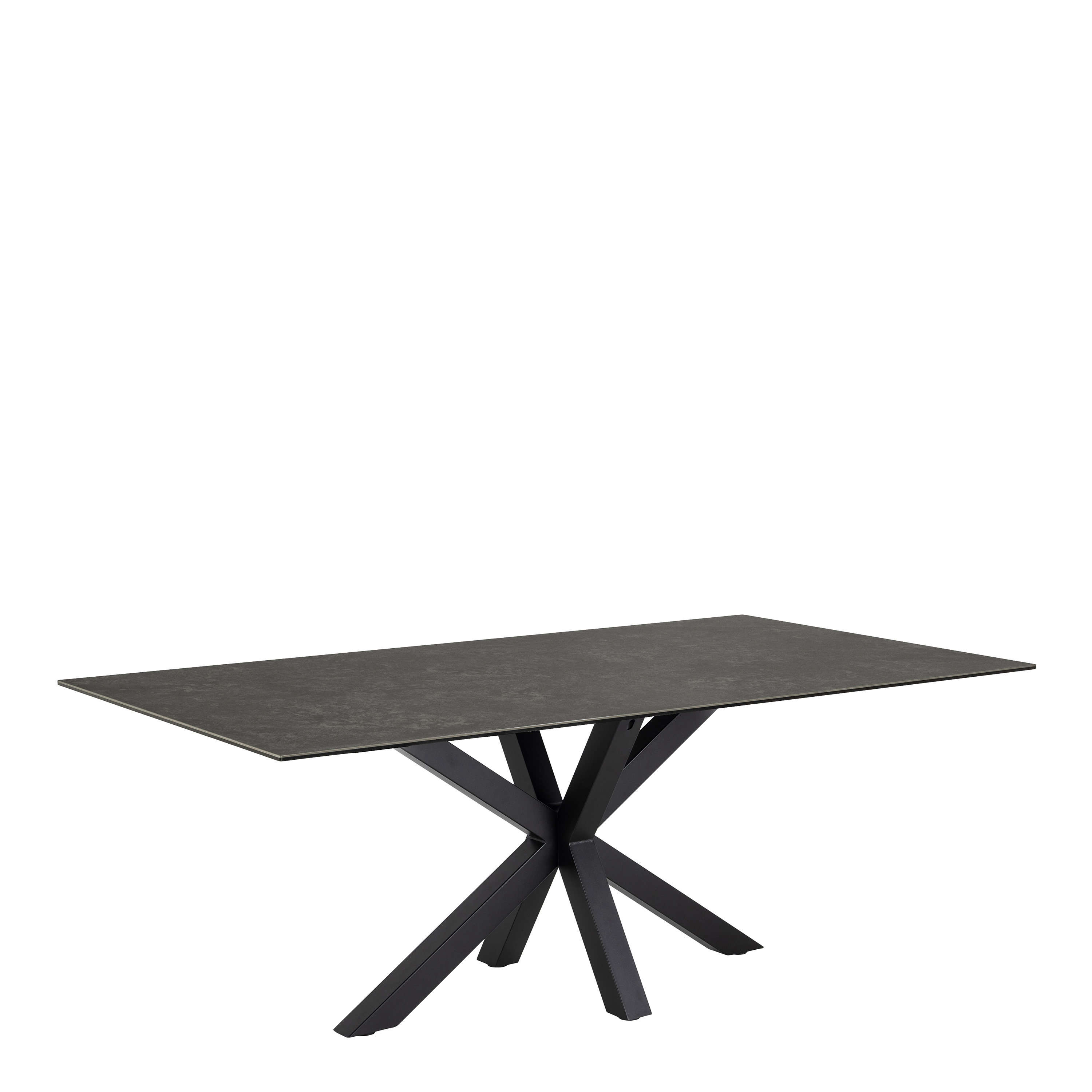 Dining Table - HEAVEN Dining Table Ceramic Black Top 200cm - Rosalind Collection
