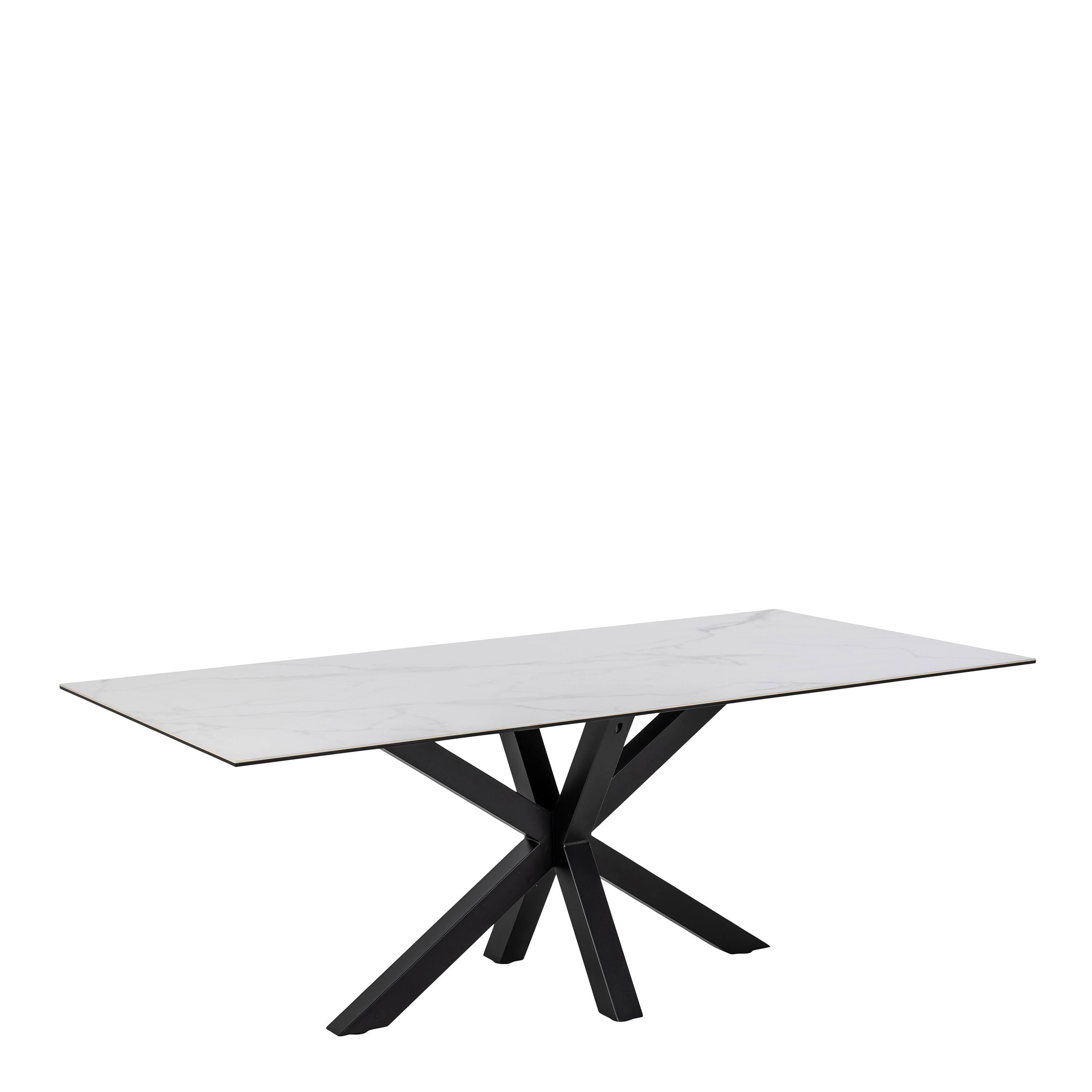 Dining Table - HEAVEN Dining Table Ceramic White Top 200cm - Rosalind Collection