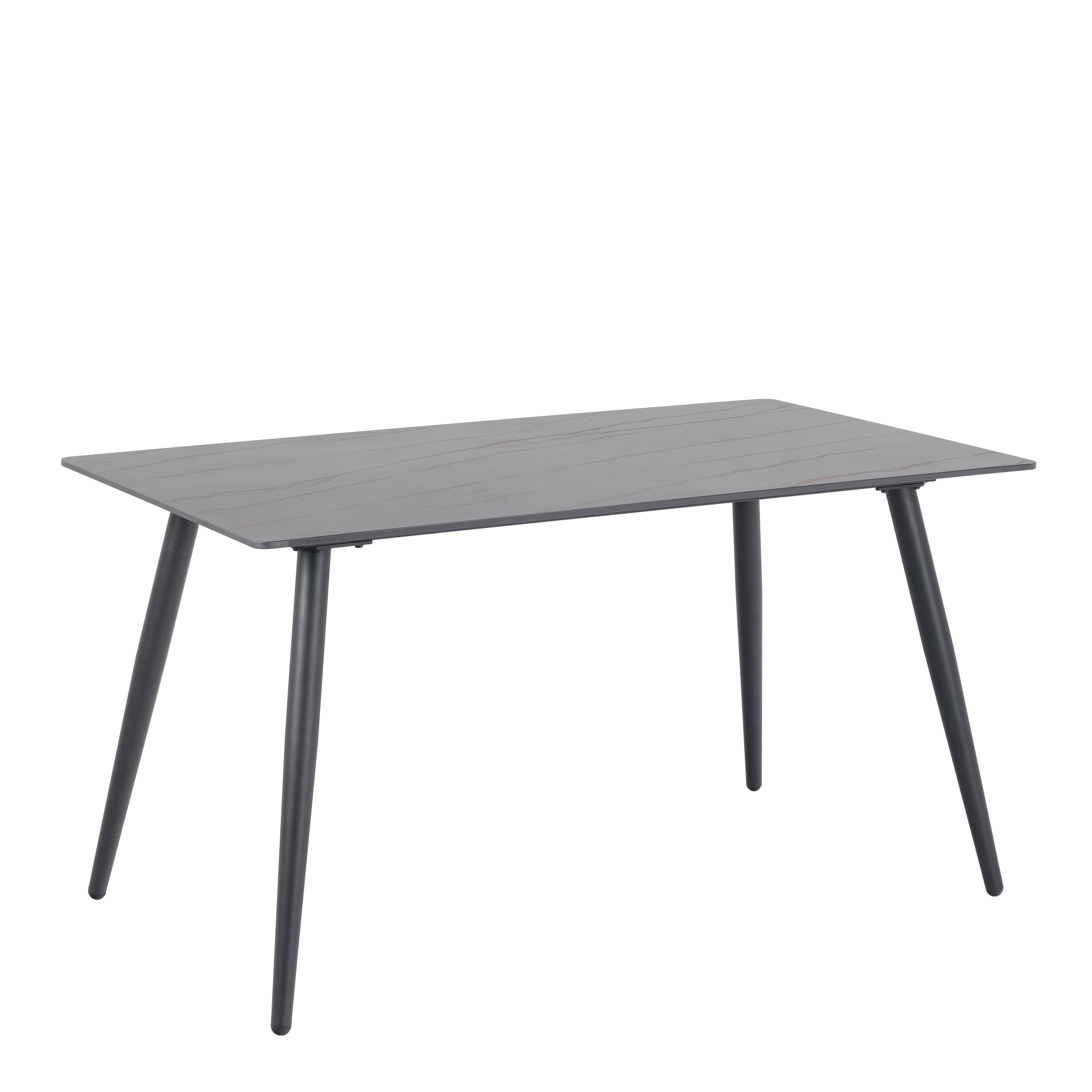 Wicklow Dining Table in Black - Rosalind Collection