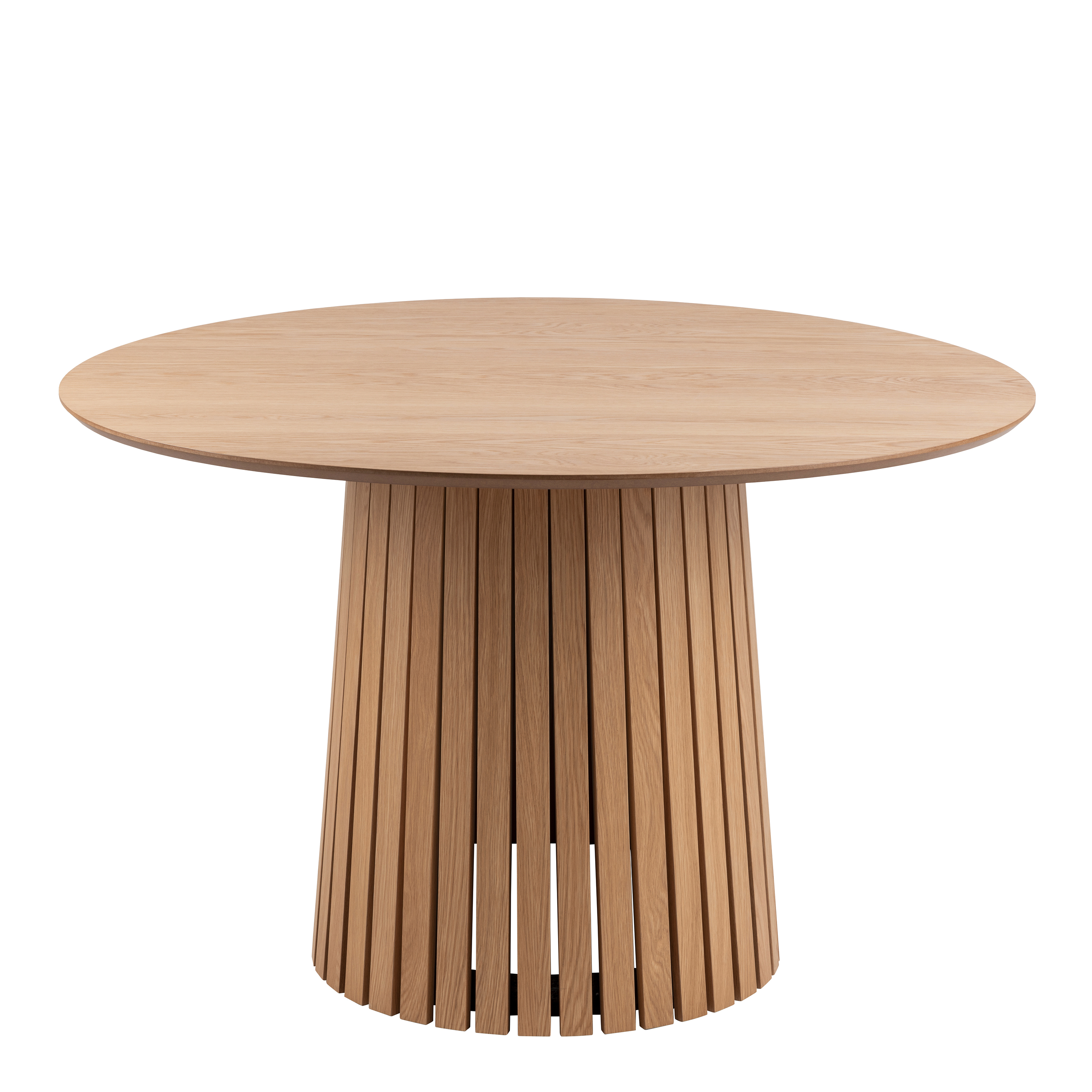 Dining Table - CHRISTO Round Dining Table Oak 120cm - Rosalind Collection