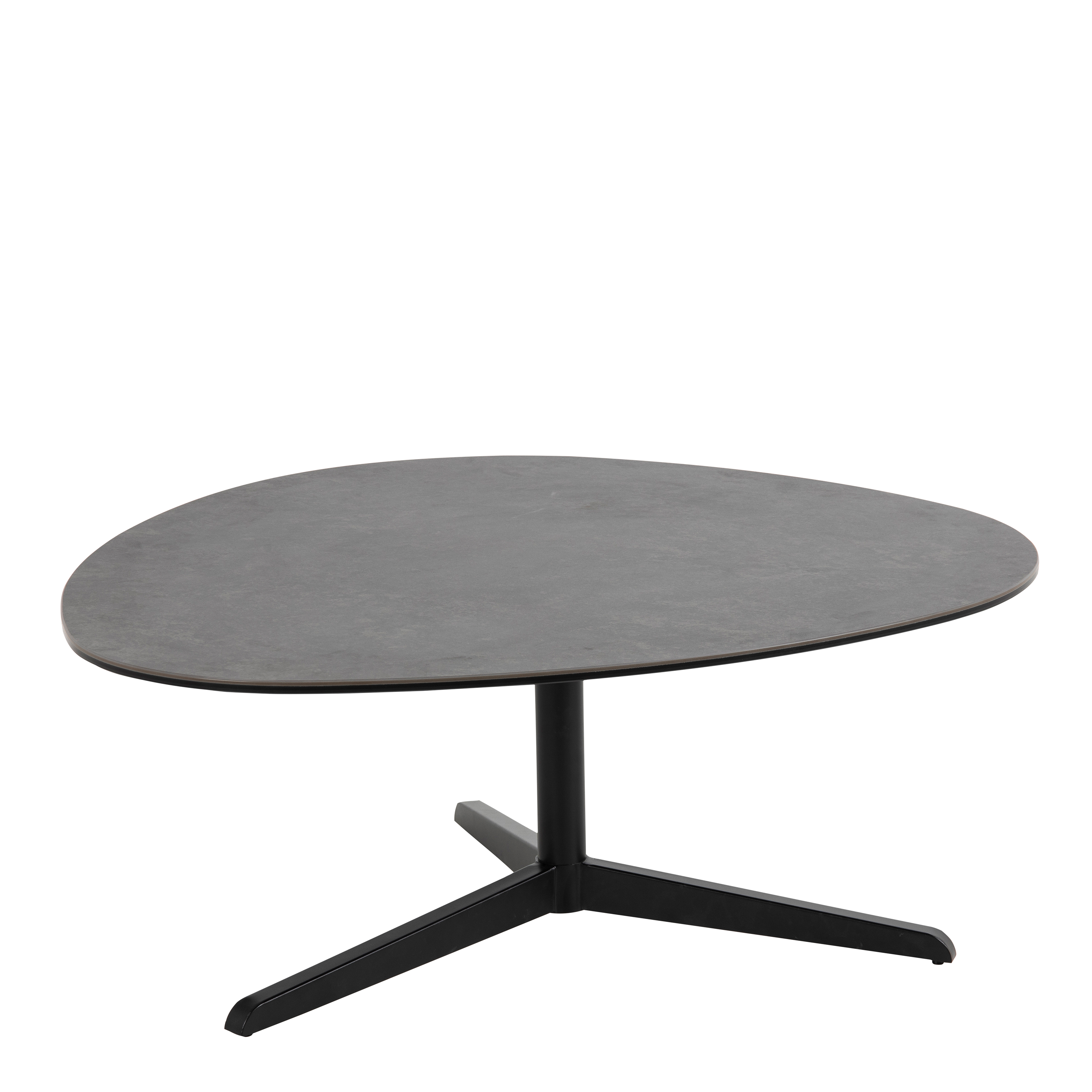 Barnsley Black ceramic Coffee Table 100x95x41 cm - Rosalind Collection