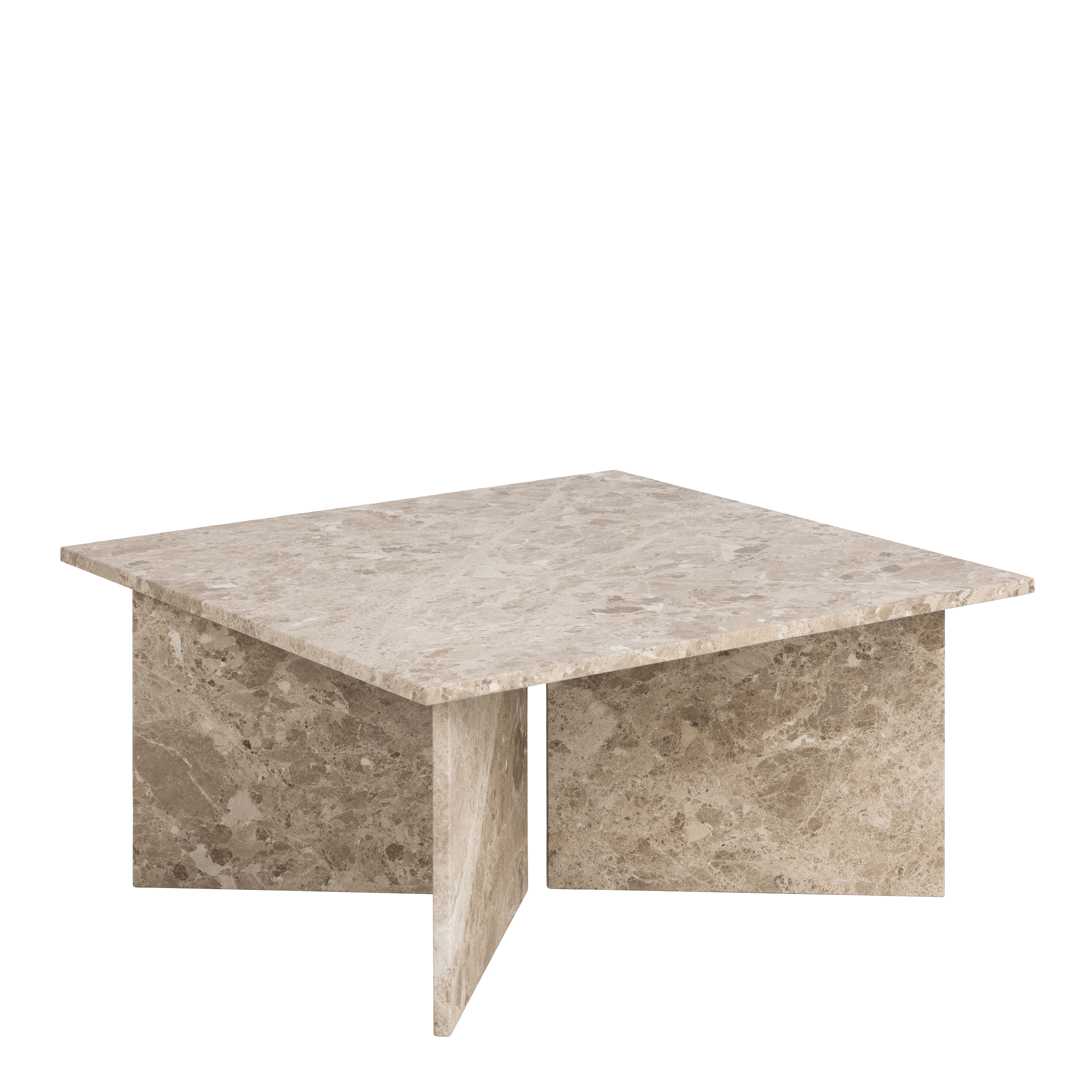 Coffee Table - VEGA Square Coffee Table Brown 90cm - Rosalind Collection