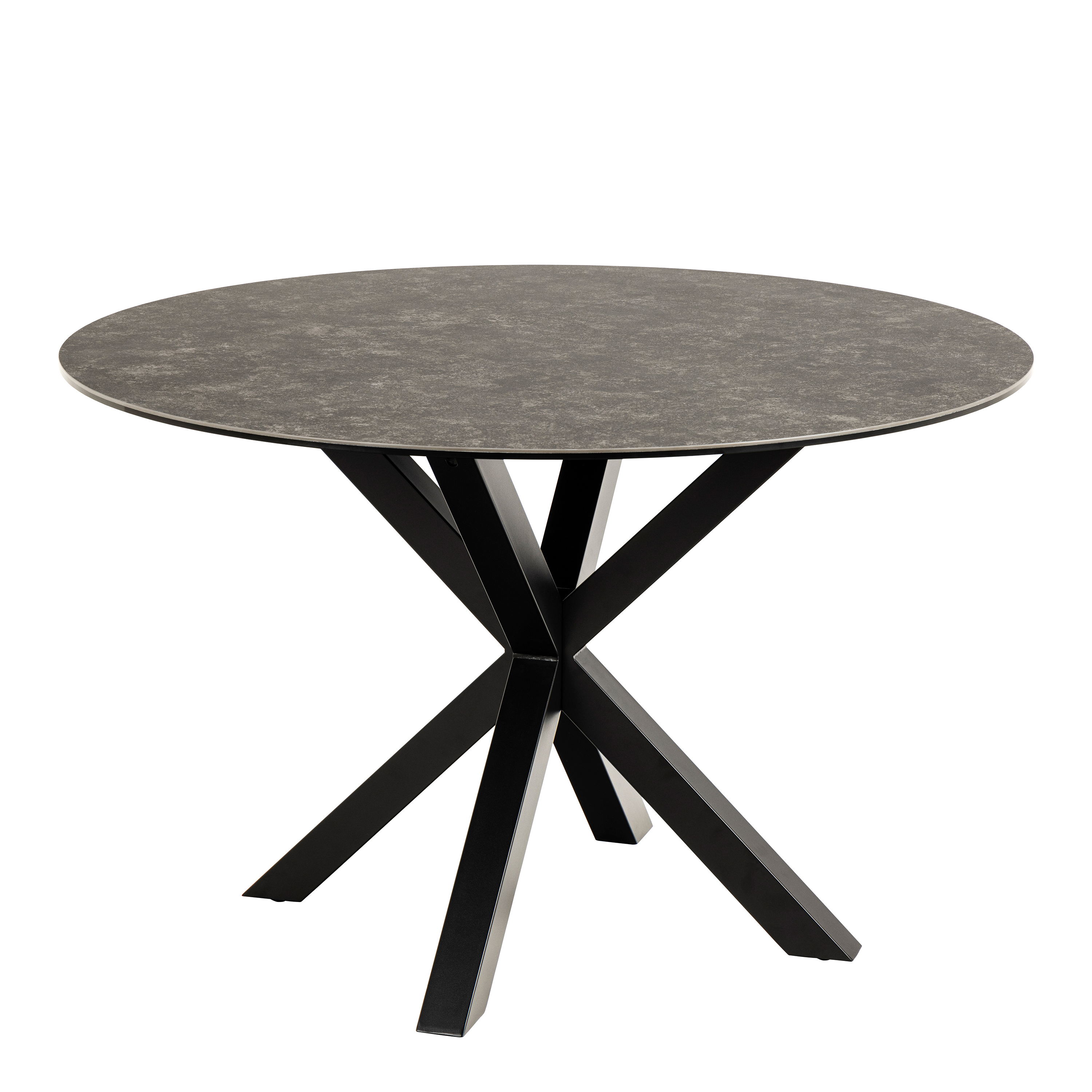 Dining Table - HEAVEN Dining Table Ceramic Black Top 119cm - Rosalind Collection