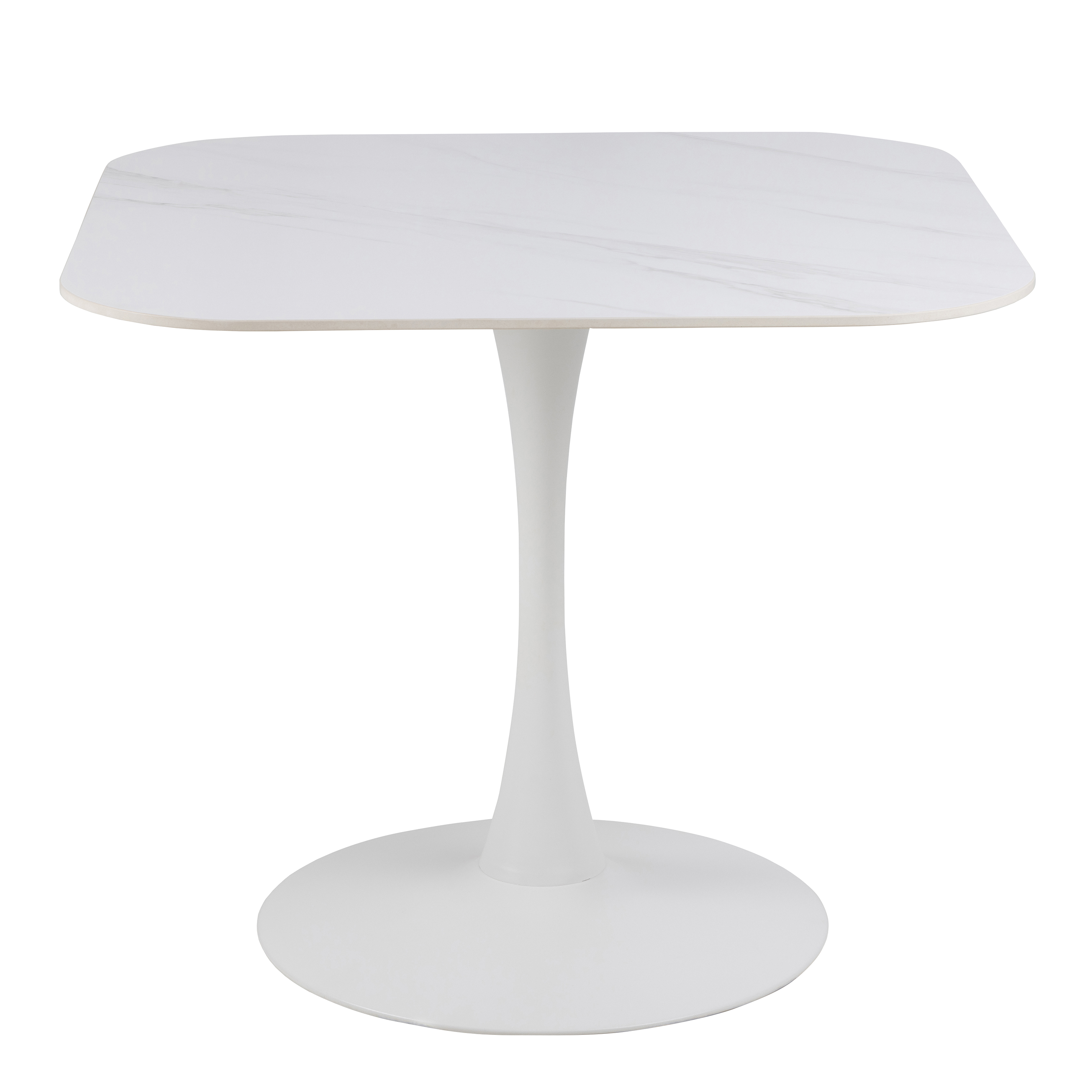 Malta Dining Table in White - Rosalind Collection