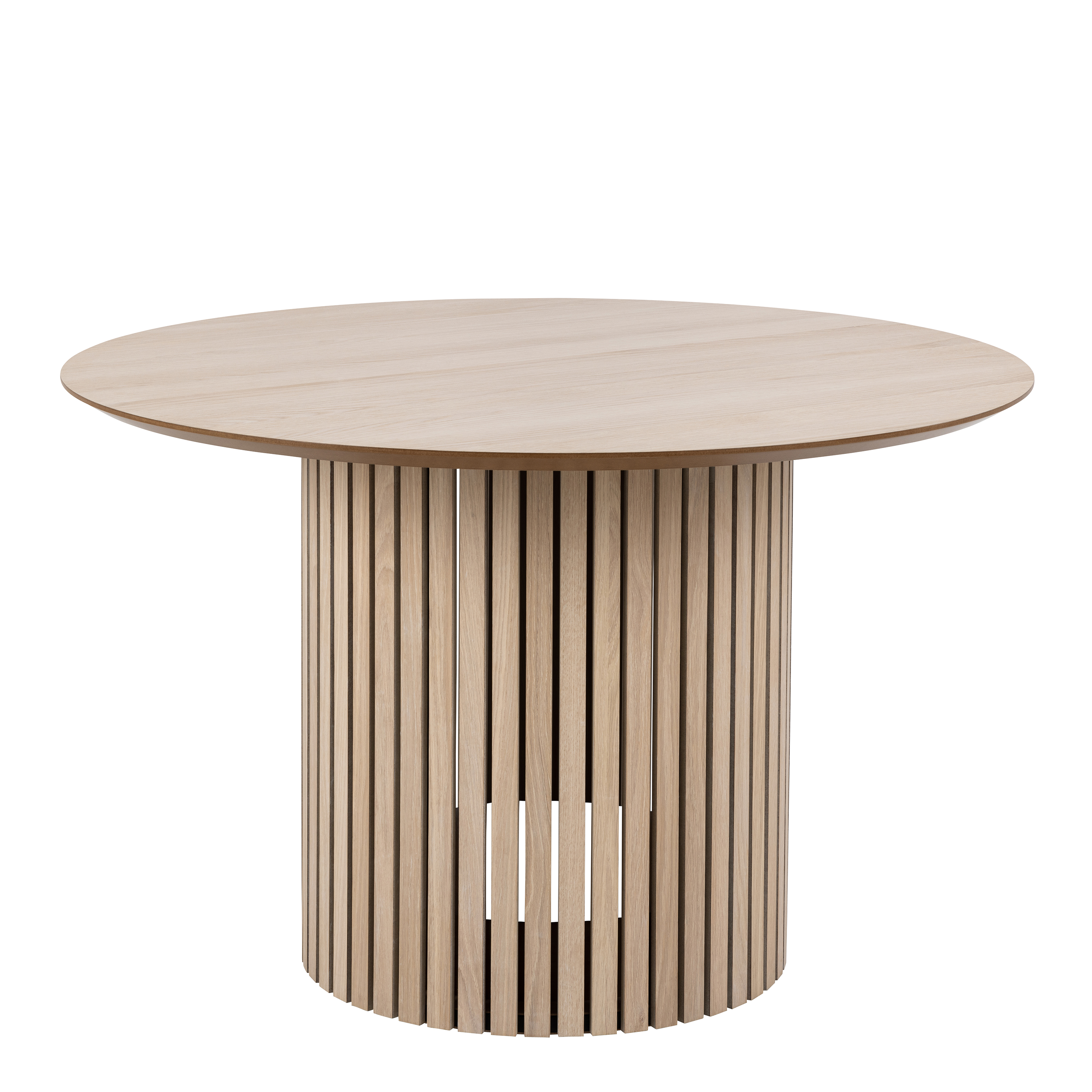 Linley Round Dining Table in White Oak - Rosalind Collection