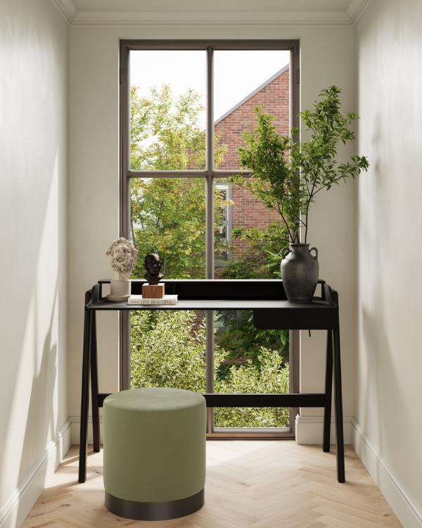 Parker High Quality Multifunctional Desk - Black - Leeds Plywood