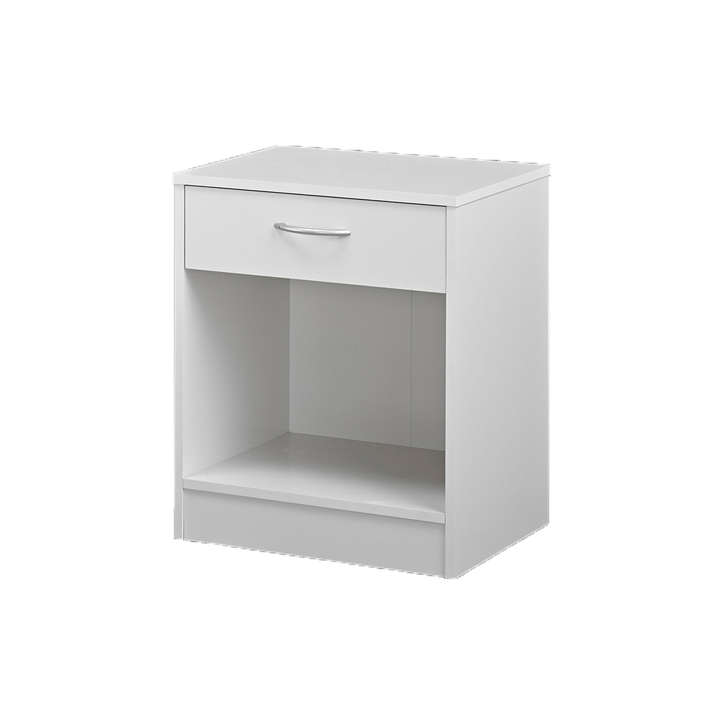DIOR Bedside Cabinet - White - Leeds Plywood