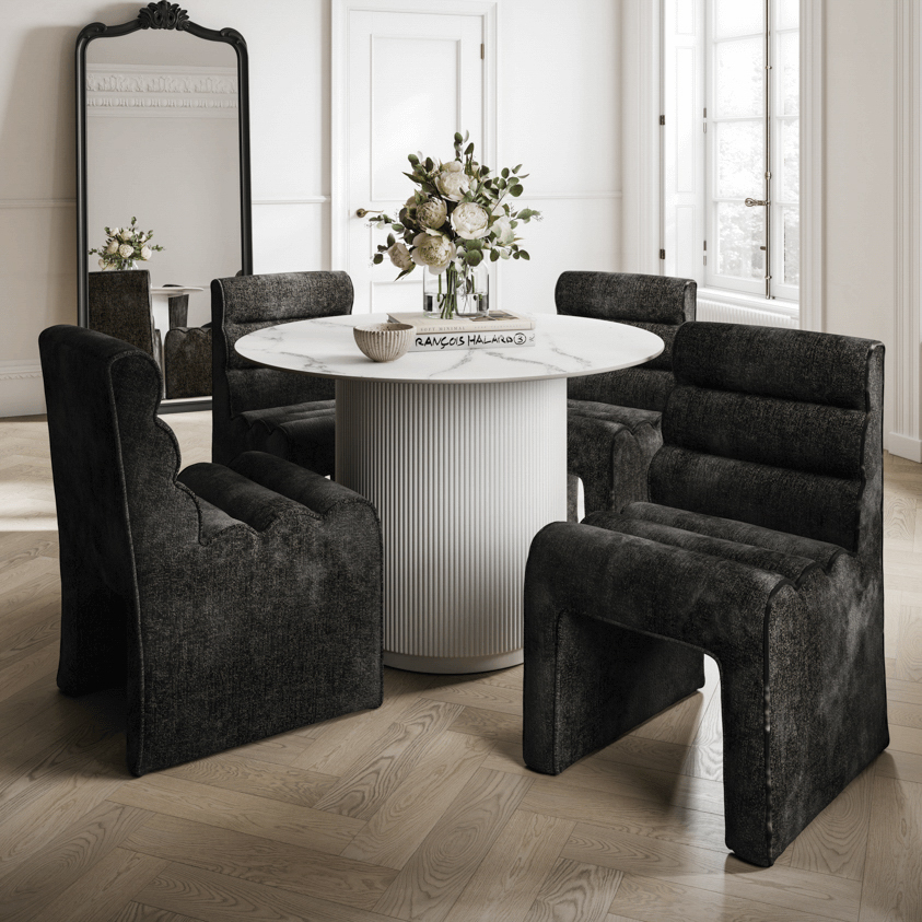 FIORENZA Sintered Stone Dining Table - Stone - Leeds Plywood