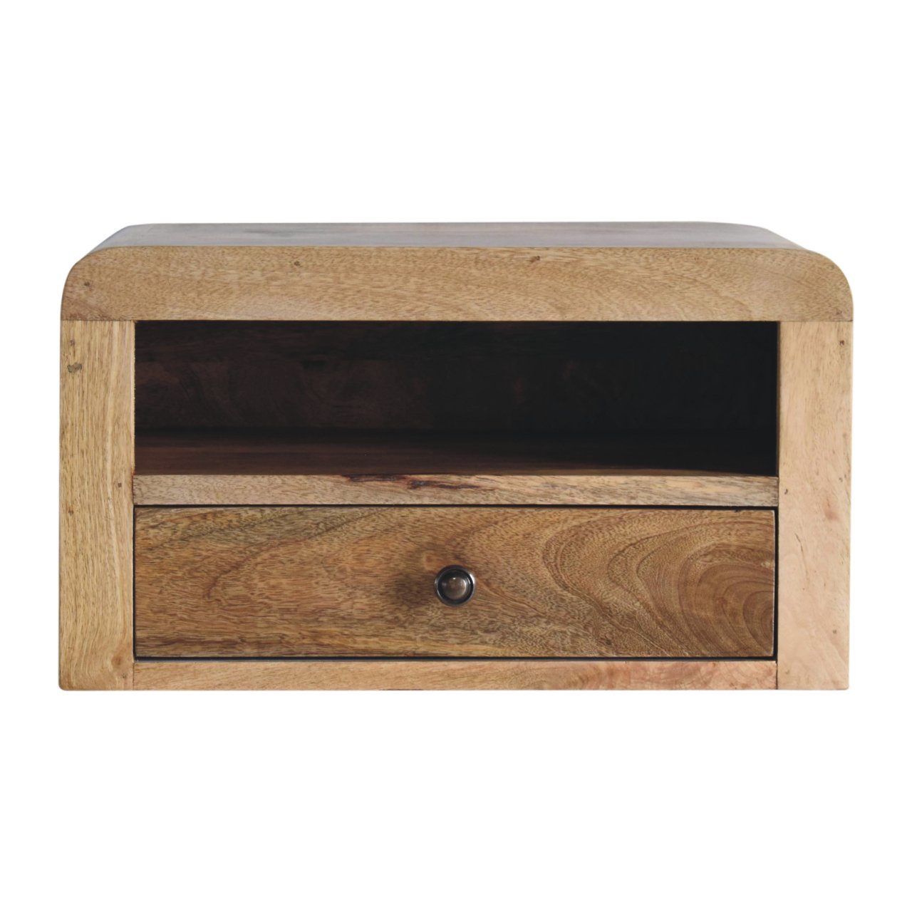 LIPARI Oak-ish Floating Bedside - Beasley & Sons