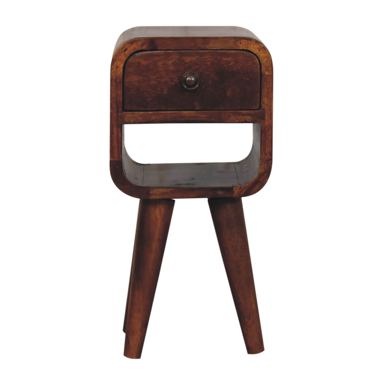 CROMER Extra Mini Chestnut Curve Lower Bedside - Beasley & Sons
