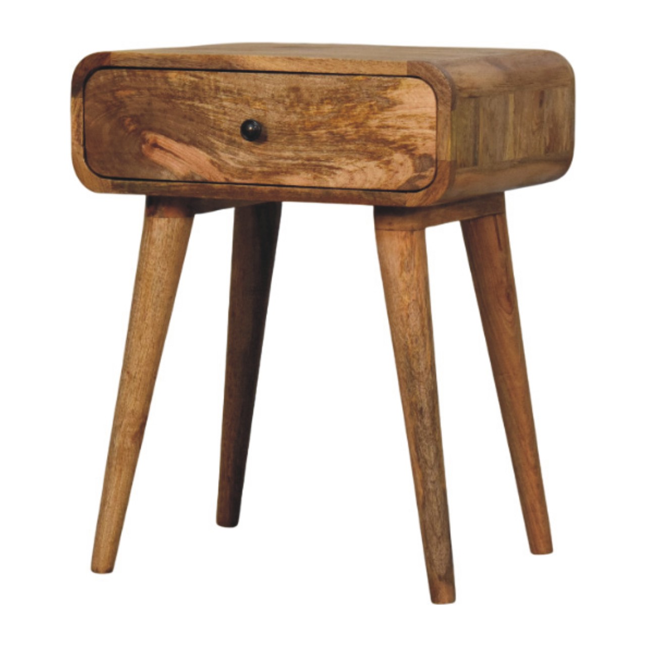 RAGUSA Oak-ish Nightstand with 1 drawer - Beasley & Sons