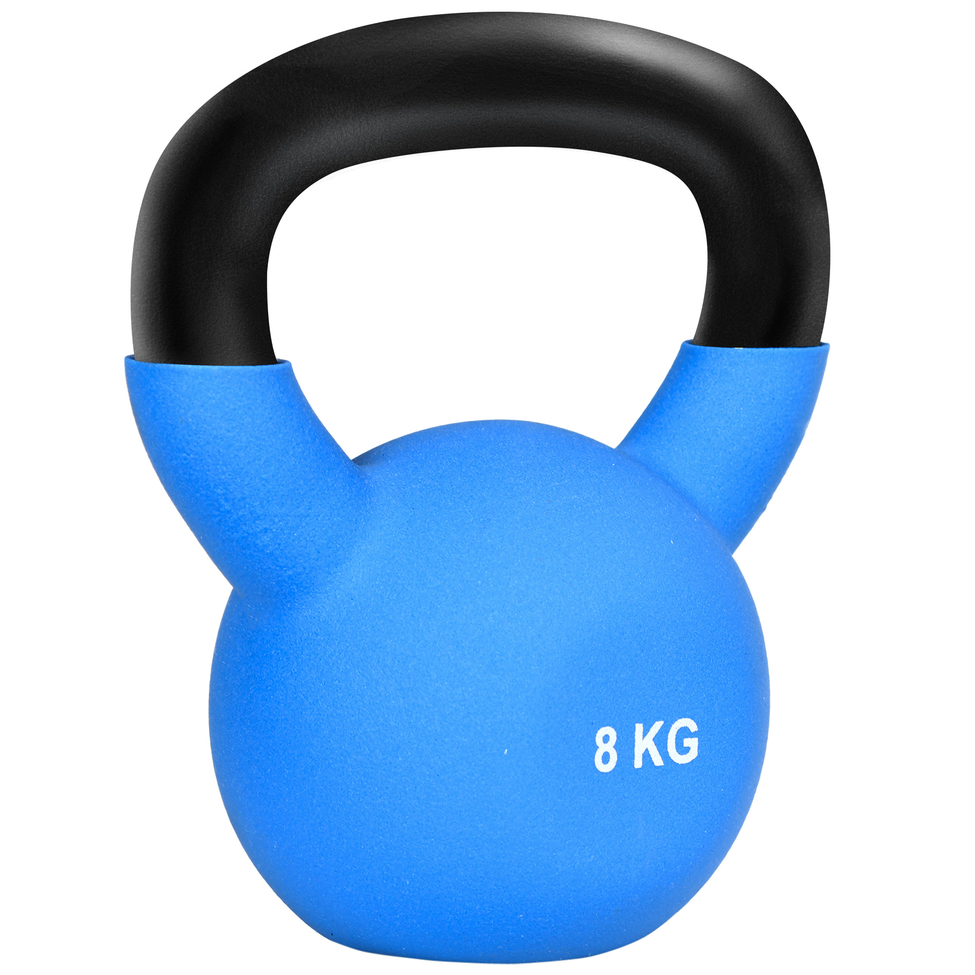 HERON Soft Kettlebell Kettle Bell with Non Slip Handle Blue - Life Essentials