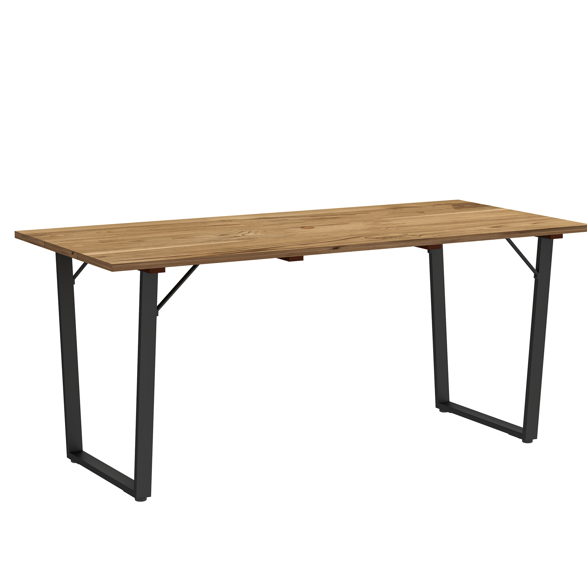 SUNVISTA 6 Seater Wooden Garden Dining Table Outdoor Dining Table Brown - Life Essentials