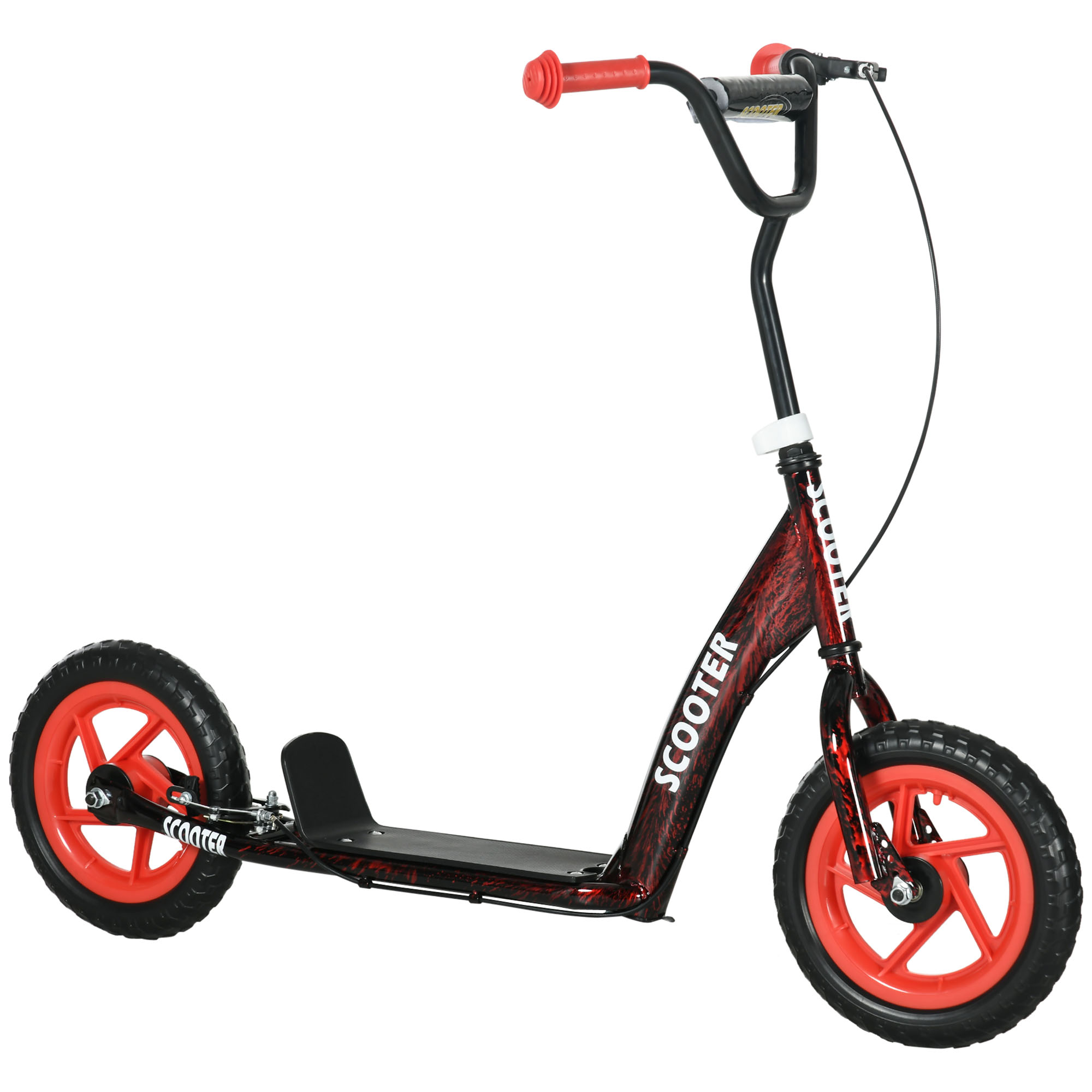 AIVAGO Kids Scooter with Adjustable Handlebar Red - Life Essentials