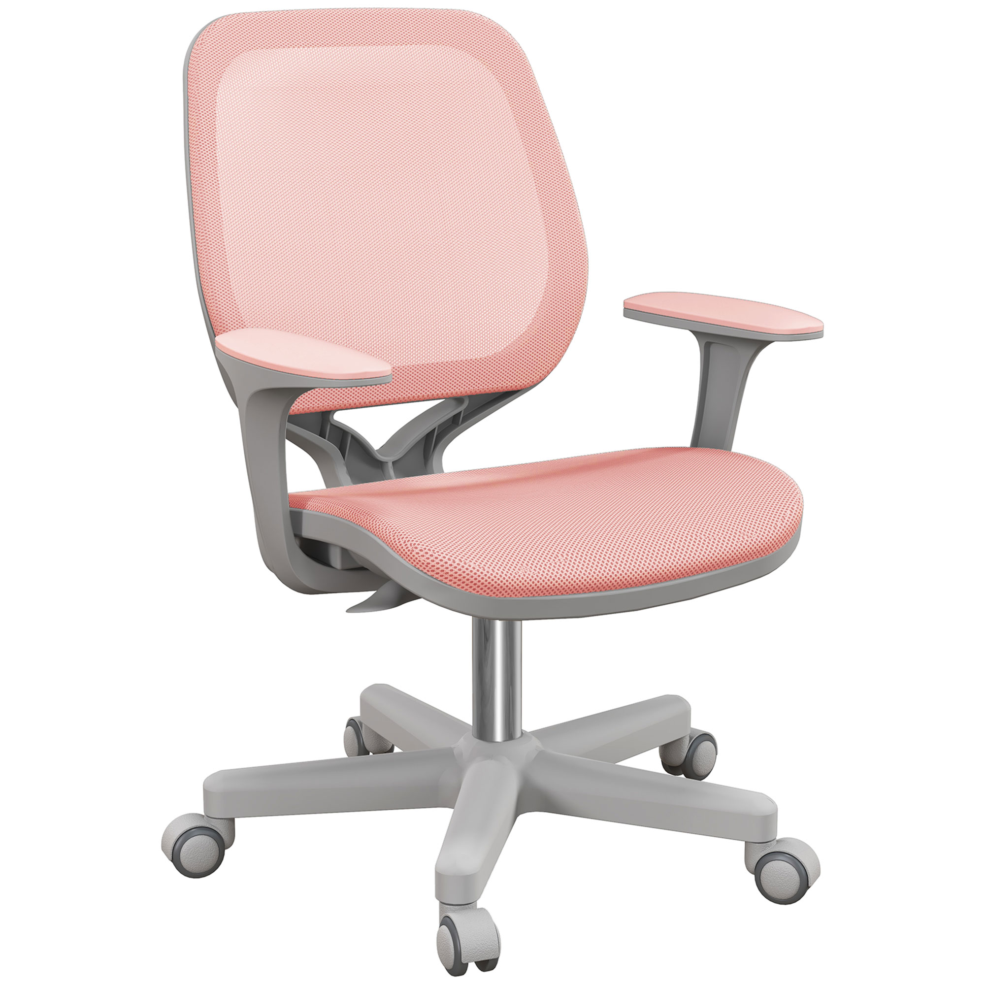 VONSETTA Office Chair Breathable Mesh Swivel Desk Chair Pink - Life Essentials
