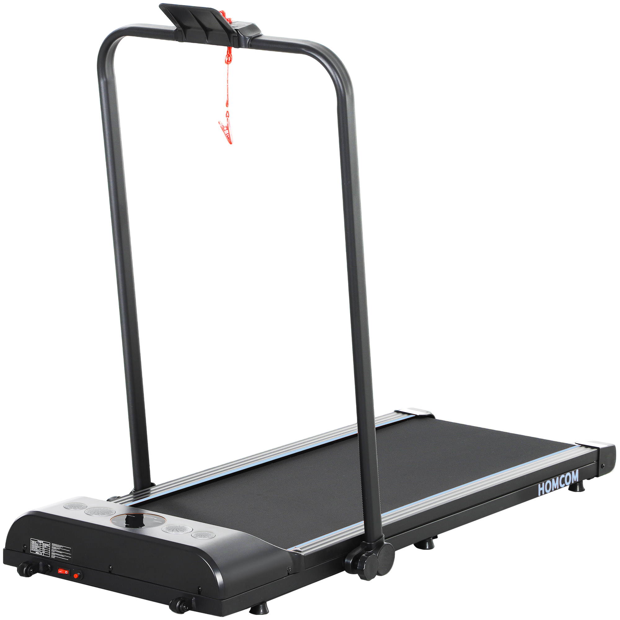 HERON Foldable Walking Treadmill with LED Display Blue - Life Essentials