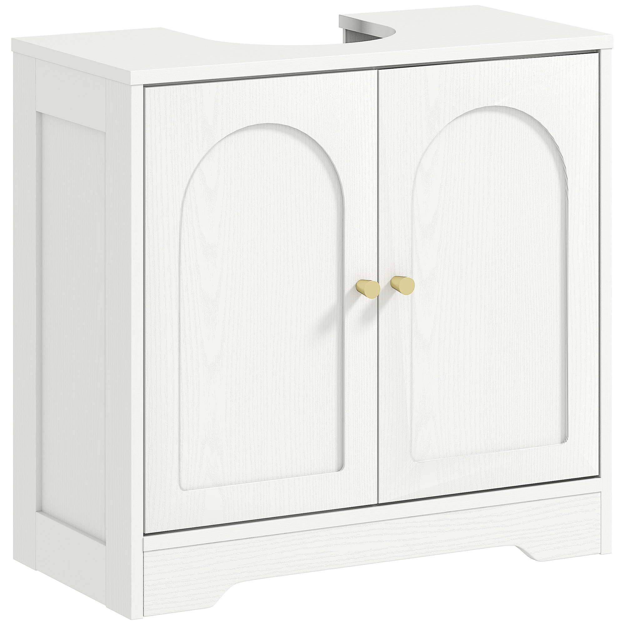 HERON Under Sink Bathroom Cabinet White - Life Essentials