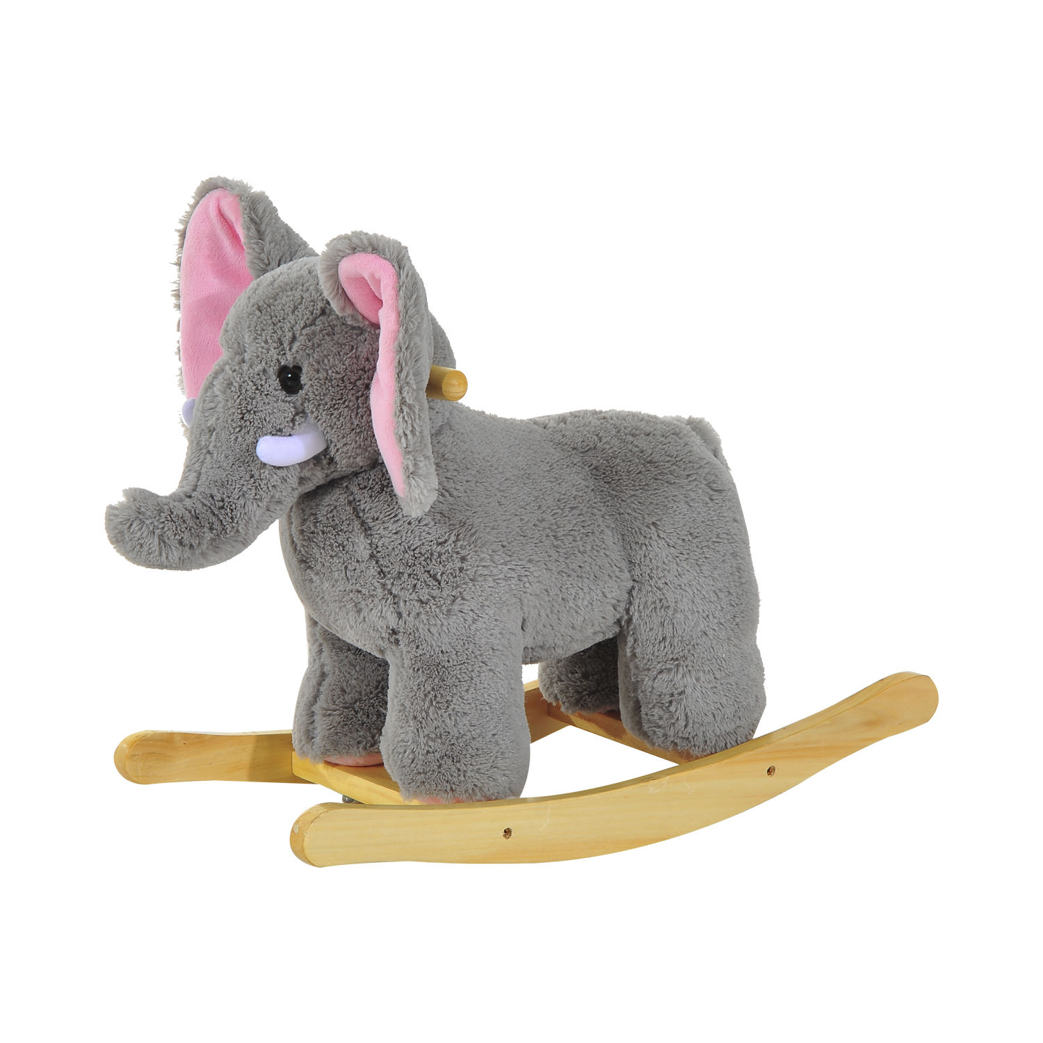Kids Plush Ride On?Elephant-Grey - Life Essentials