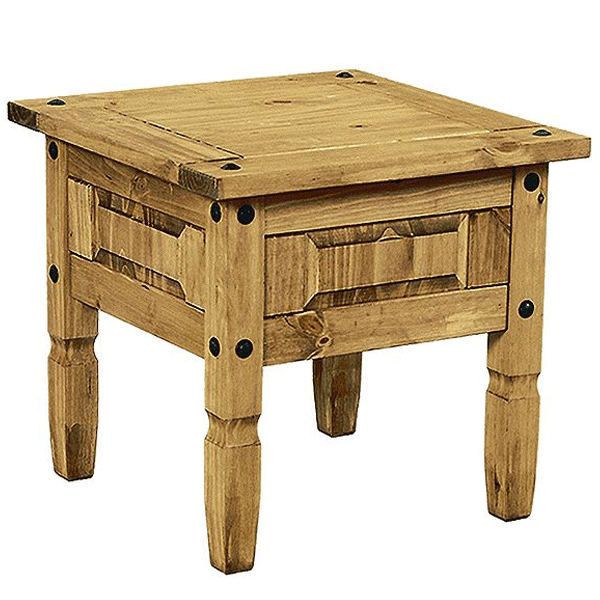 Waltham Solid Wood Lamp Side Tables Set of 2 - Natural - Sigrid Mills