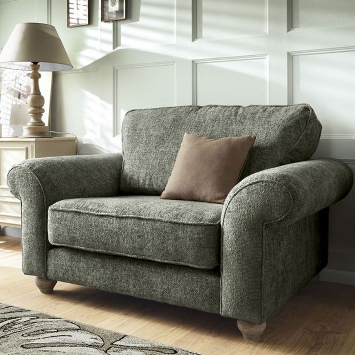 Zazzles Cuddle Chair - Rifle Green - Moonlight Interiors