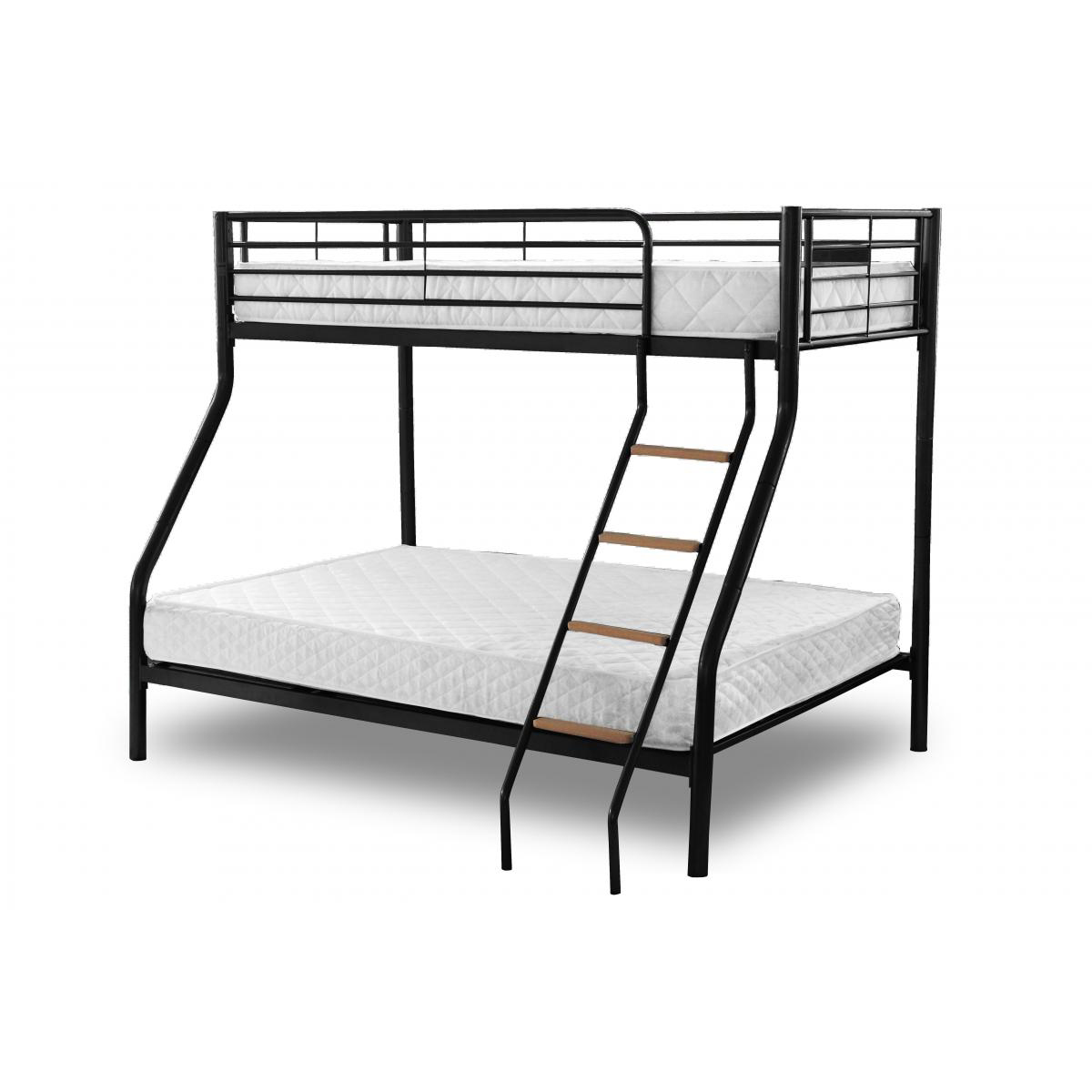 Carlisle Triple Sleeper Bunk Bed - Black - Sigrid Mills