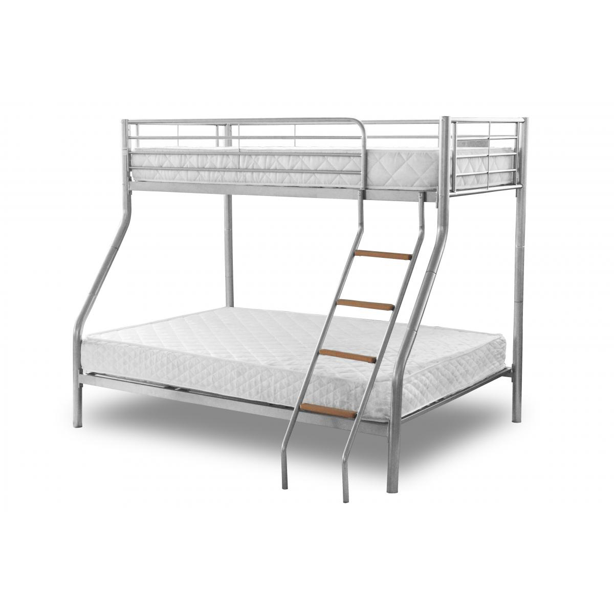 Carlisle Triple Sleeper Bunk Bed - Silver - Sigrid Mills