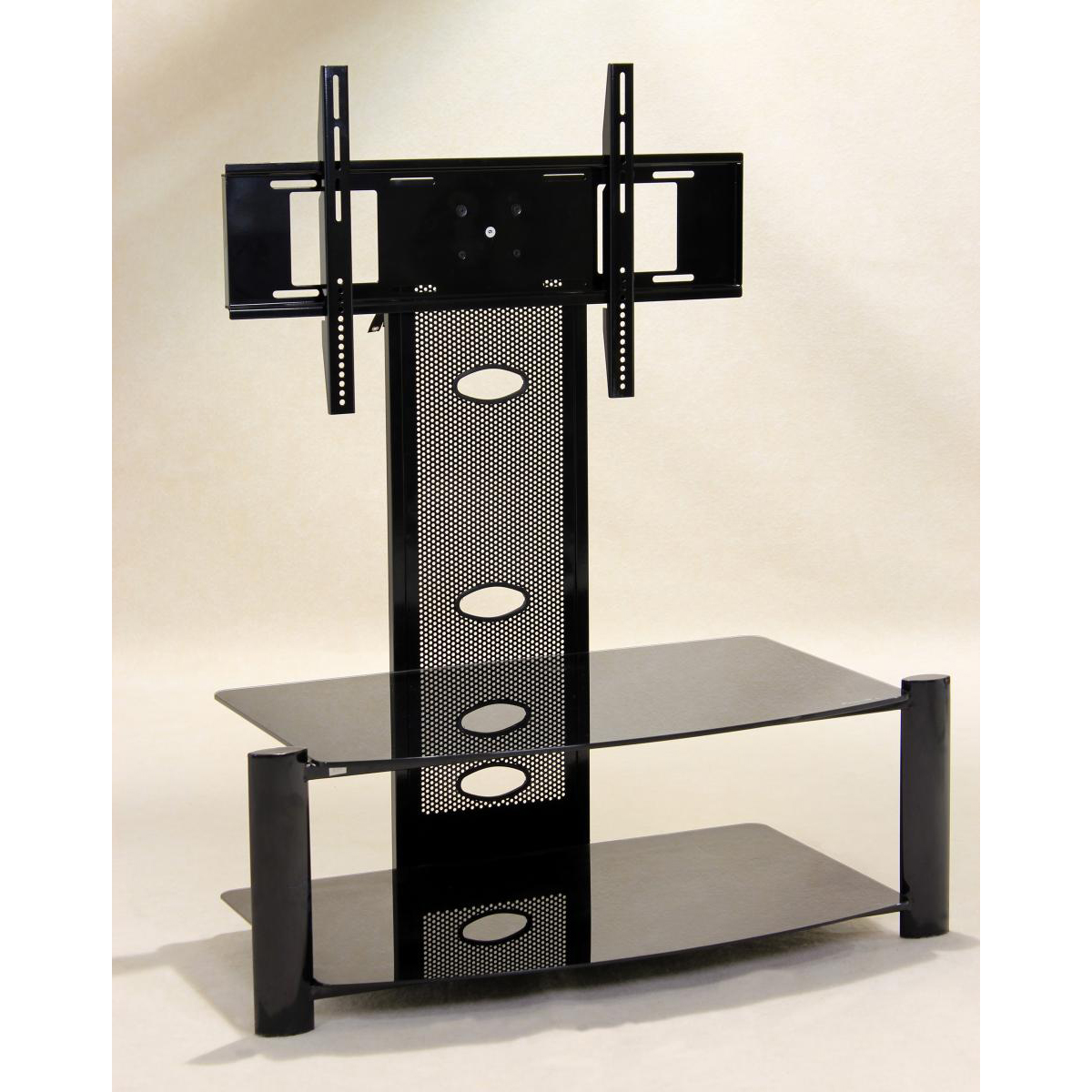 Carlisle Baron Flat Screen TV Stand - Black - Sigrid Mills