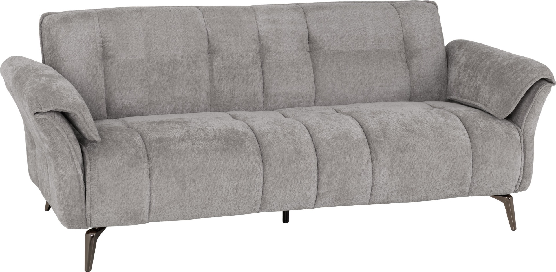 Bellagio 3 Seater Sofa - Grey Fabric - Budget Deals