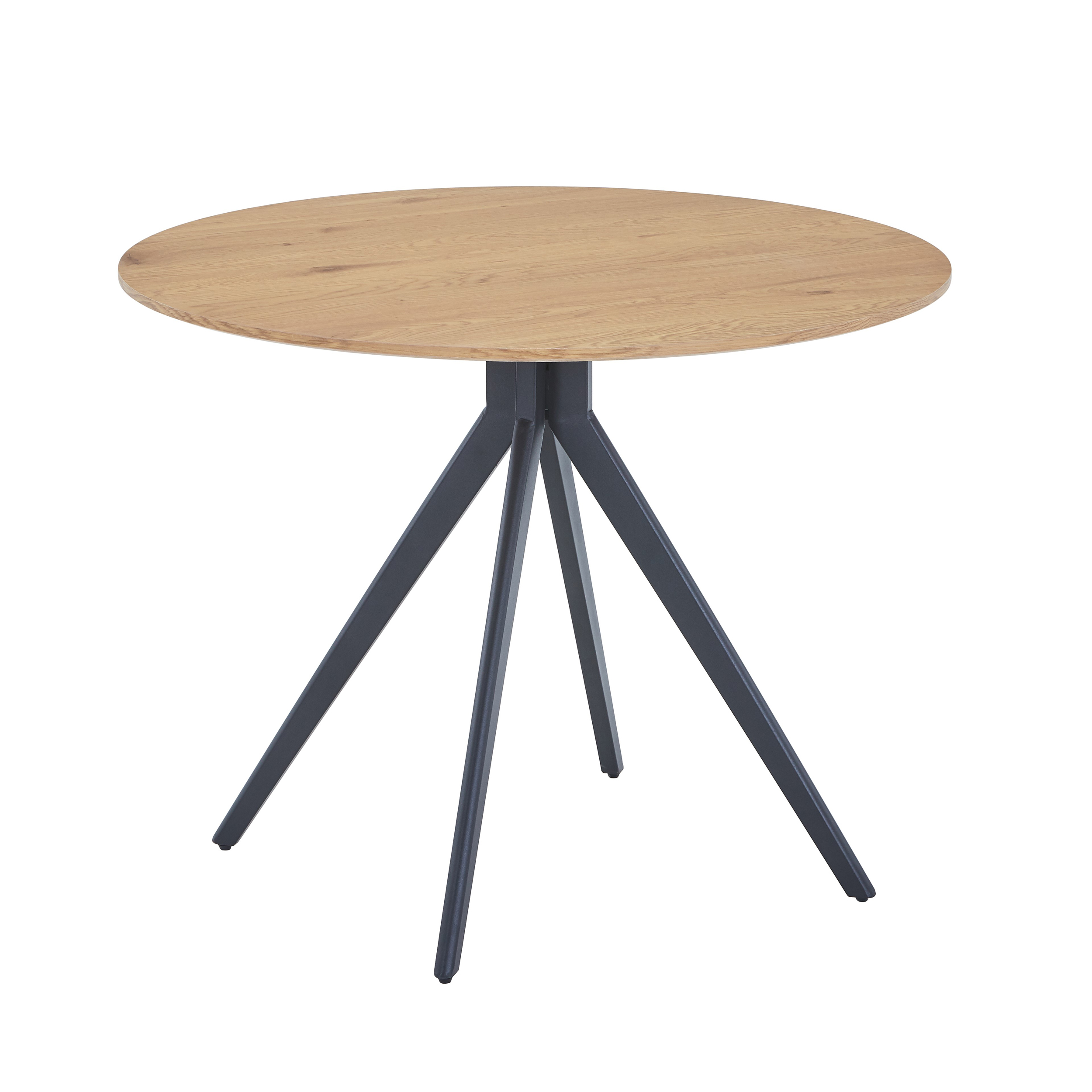 NEXO Round Dining Table with Light Oak Top - Colton & Sawyer