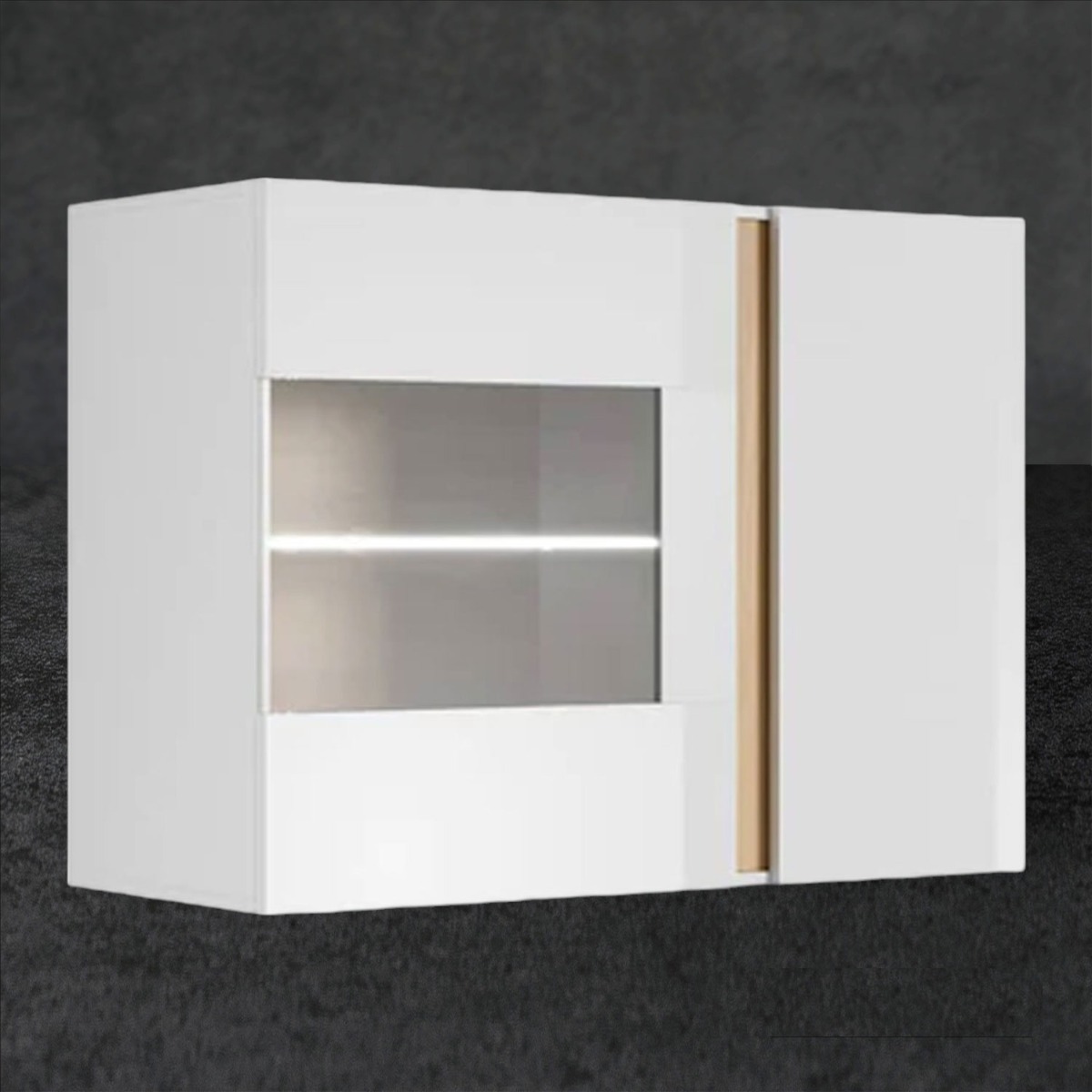 Nimbus Nectar Wall Hung Display Cabinet - White - Art Nest