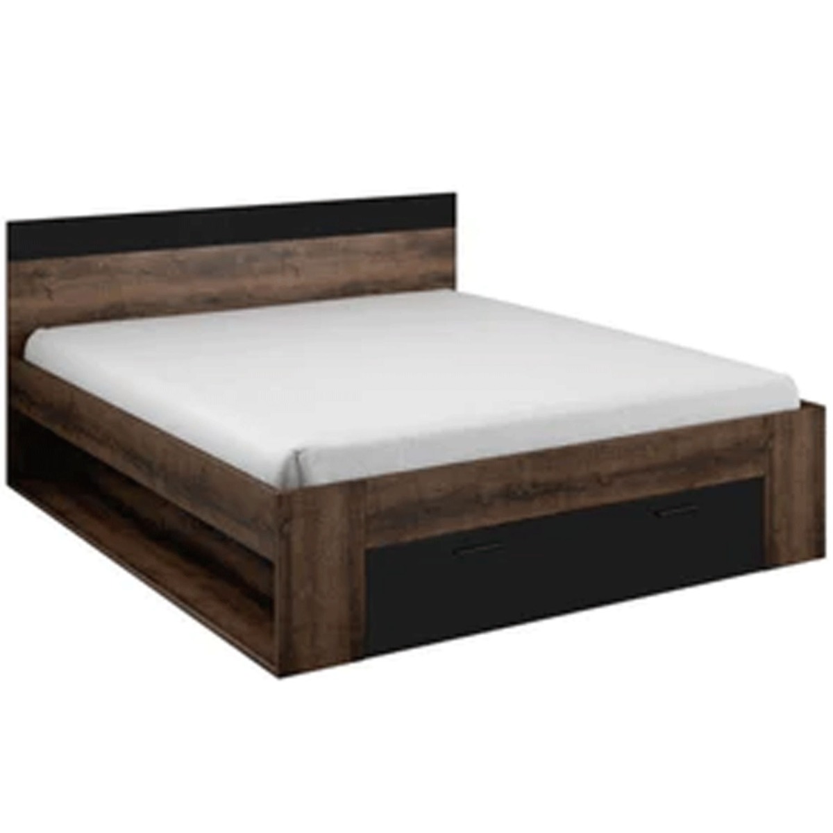 Ephemeral Zen Divan Bed in Oak Monastery - Super King Size - Art Nest