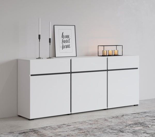 Sideboard - TAYLOR Sideboard White 180cm - Art Nest