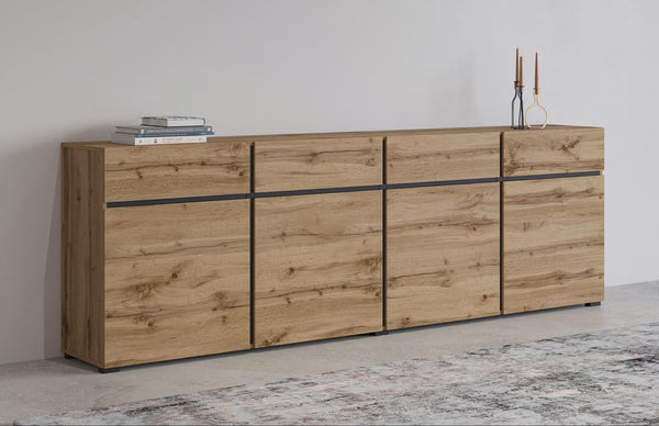 Sideboard - TAYLOR Sideboard Oak Wotan 225cm - Art Nest