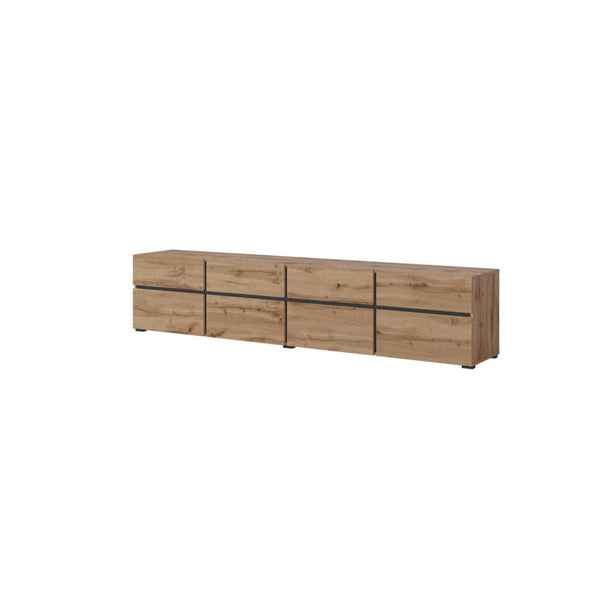 TV Cabinet - TAYLOR TV Unit Oak Wotan 225cm - Art Nest