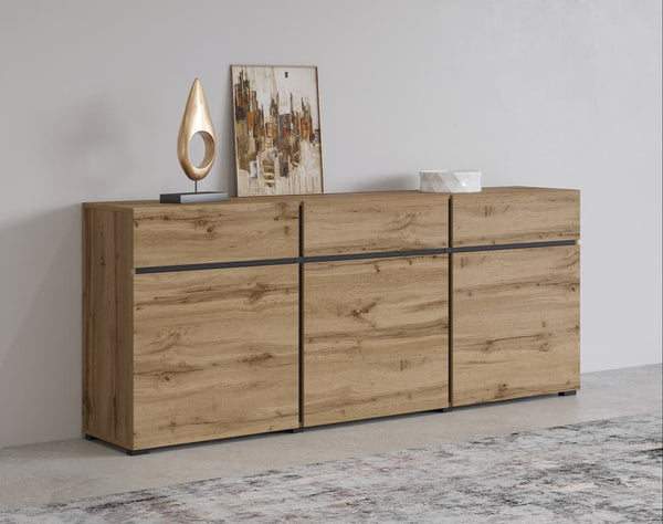 Sideboard - TAYLOR Sideboard Oak Wotan 180cm - Art Nest