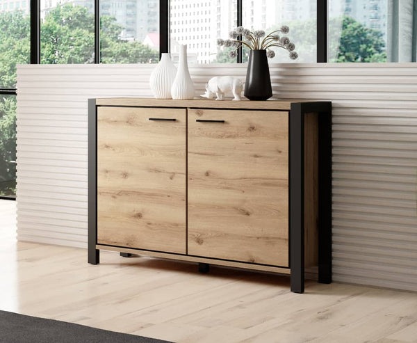 Sideboard - FREGENE Sideboard Oak Taurus 112cm - Art Nest