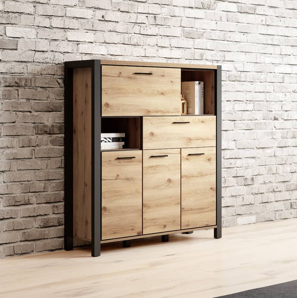 Sideboard - FREGENE Sideboard Oak Taurus 120cm - Art Nest
